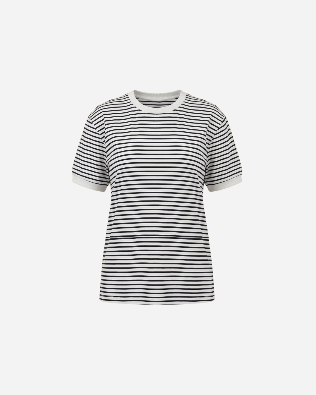 STREEPJES T-SHIRT MARINE/WIT