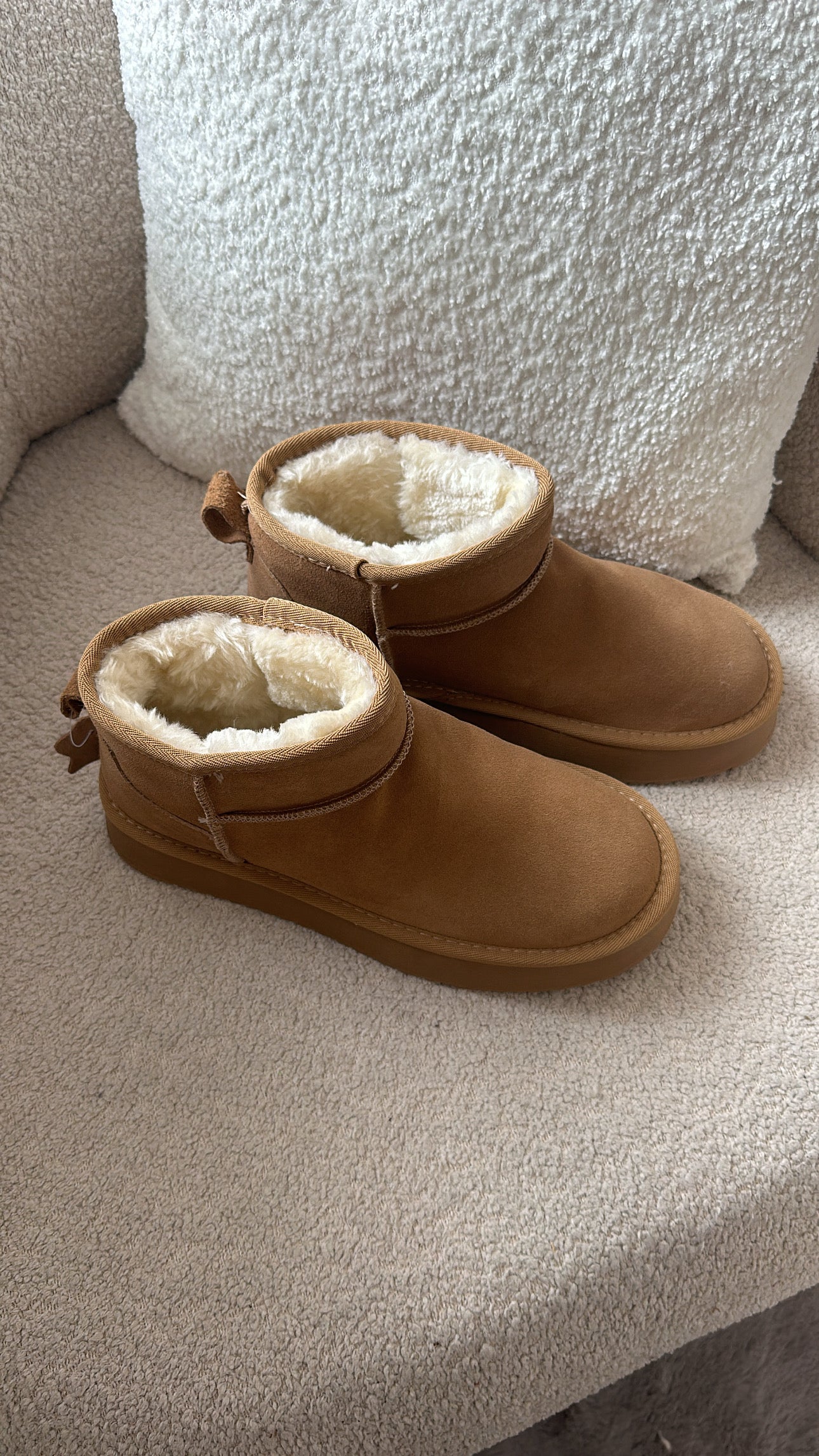 NIEDRIGE COWBOYSTIEFEL - BEIGE