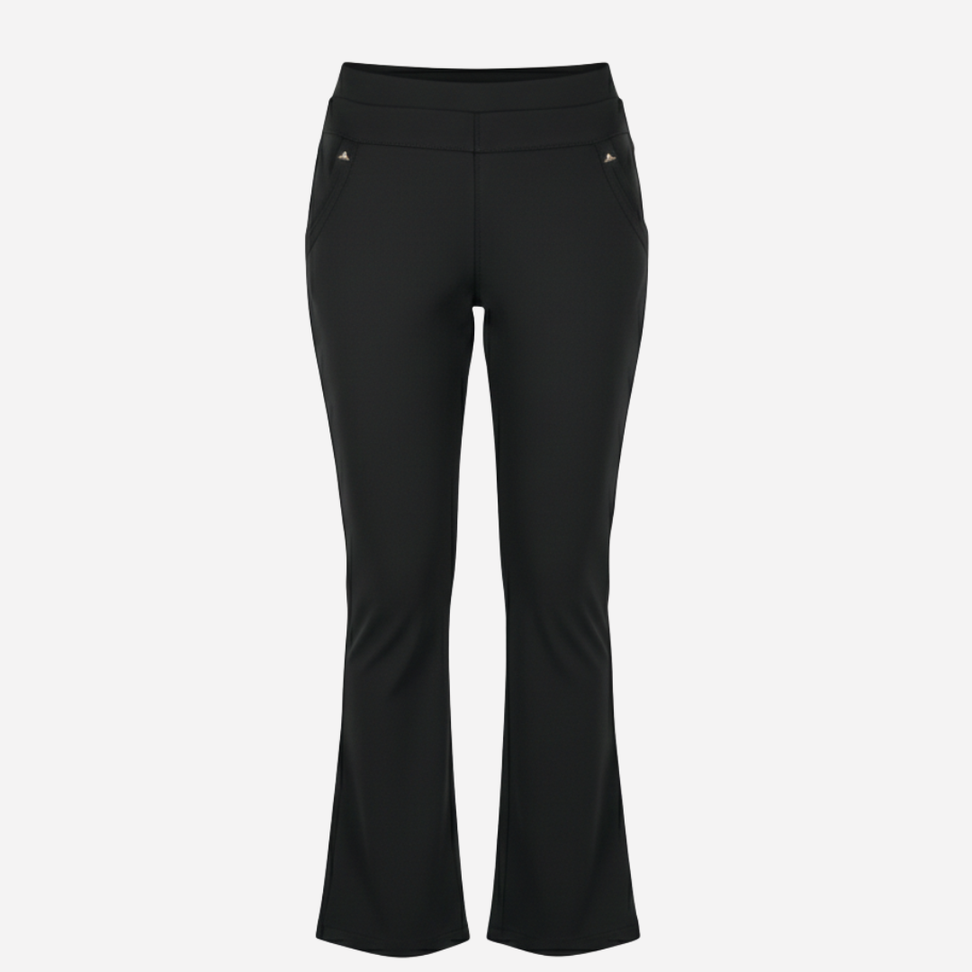 AUSGESTELLTE REISEHOSE - SCHWARZ