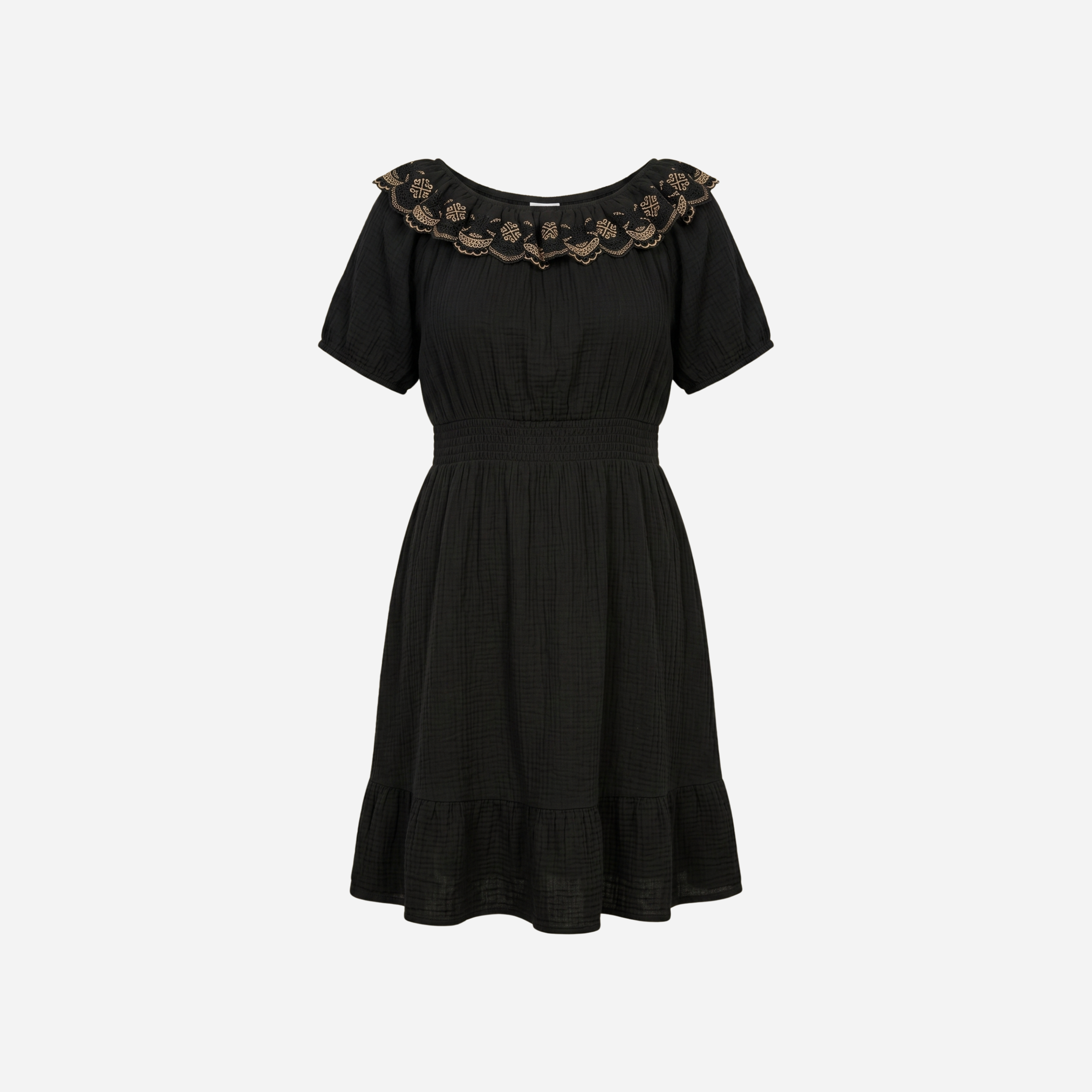 MOUSSELINE BRODERIE JURK - 2095