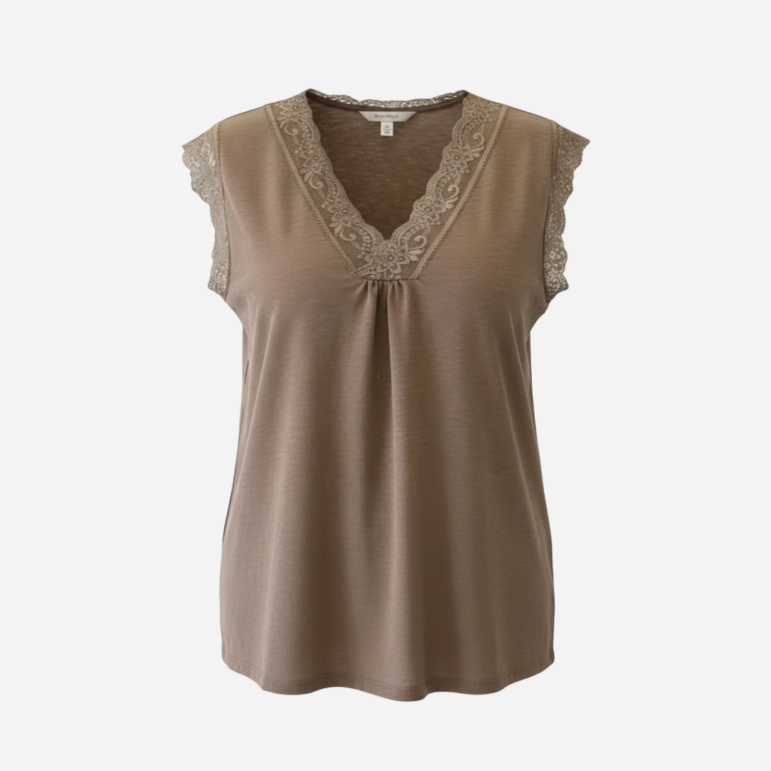 MILA TOP TAUPE