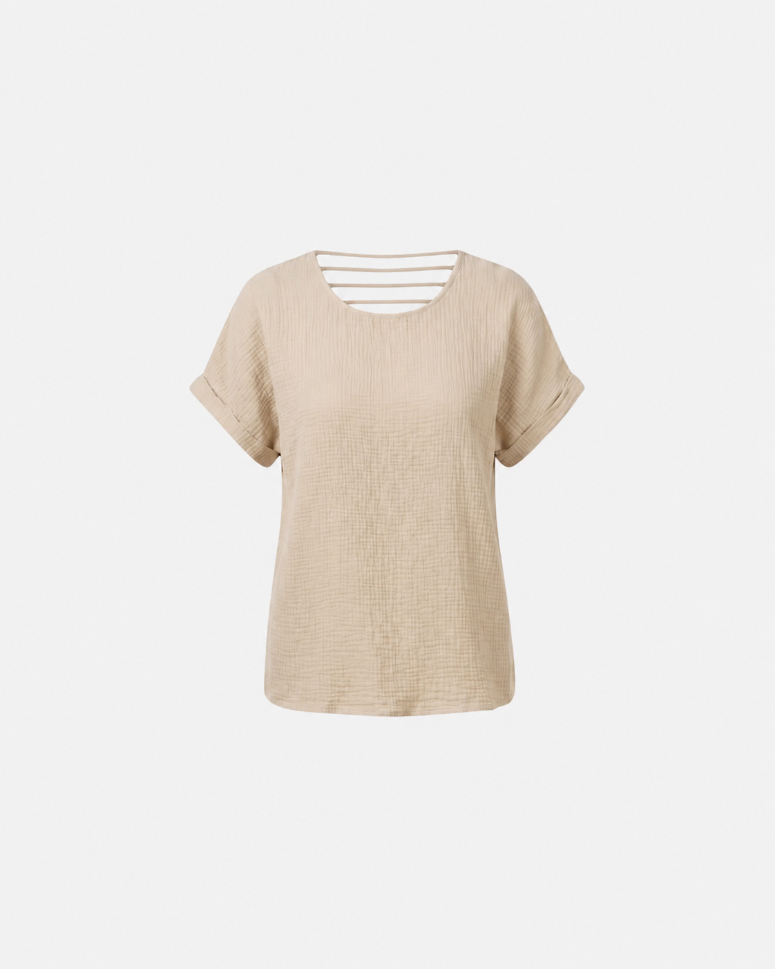 KATOENEN MOUSSELINE TOP - 2163