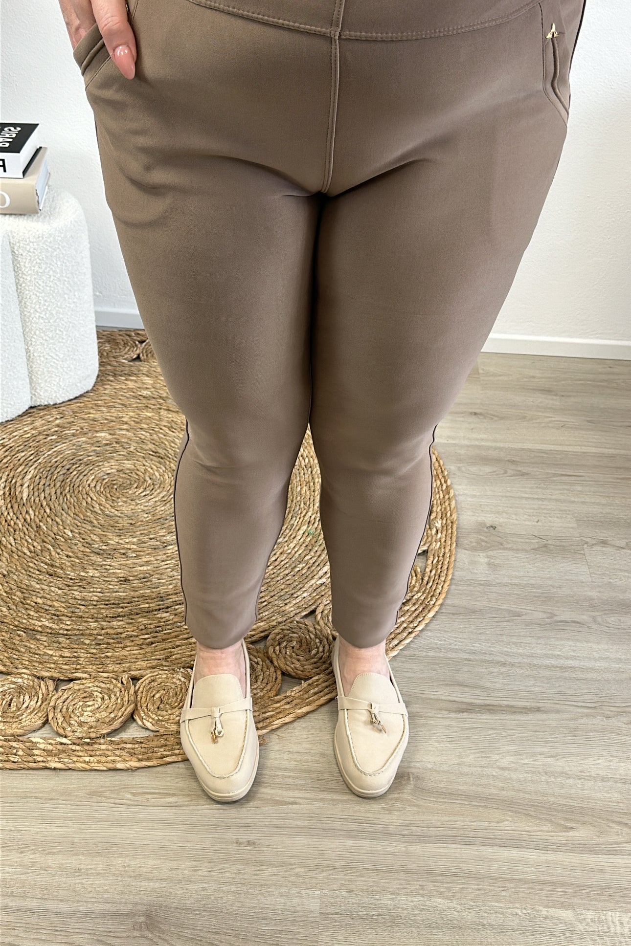 DAMEN-REISEHOSE - TAUPE