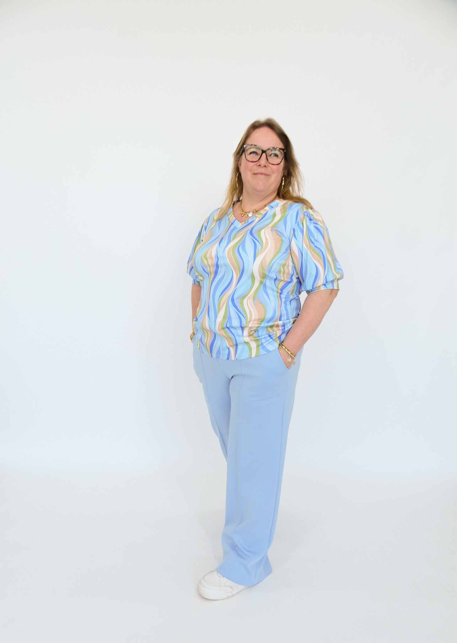 TRAVEL PRINT TOP - 1980