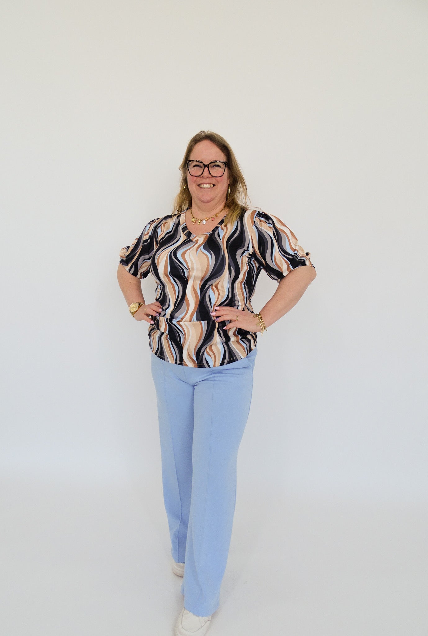 TRAVEL PRINT TOP - 1980