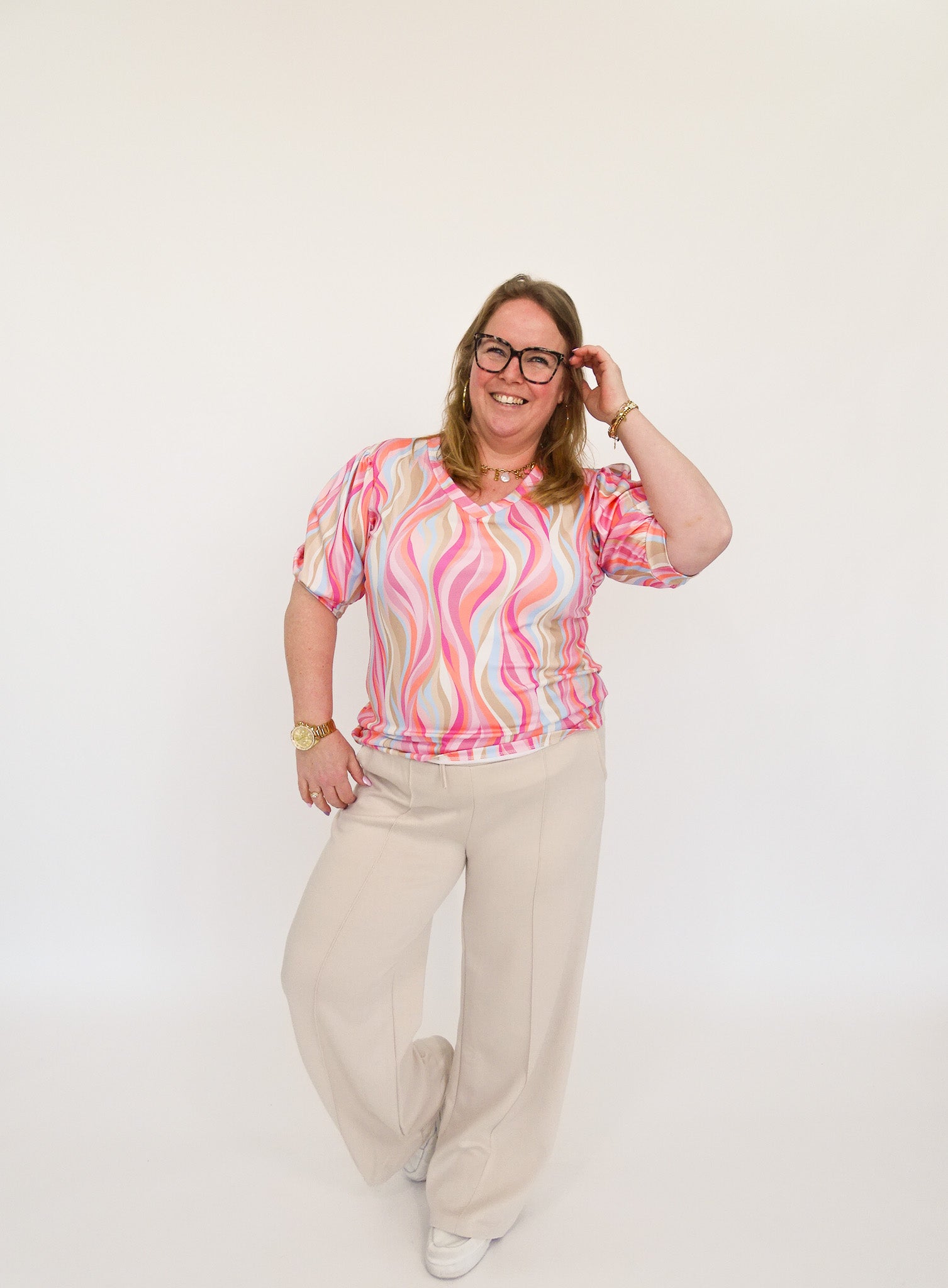 TRAVEL PRINT TOP - 1980