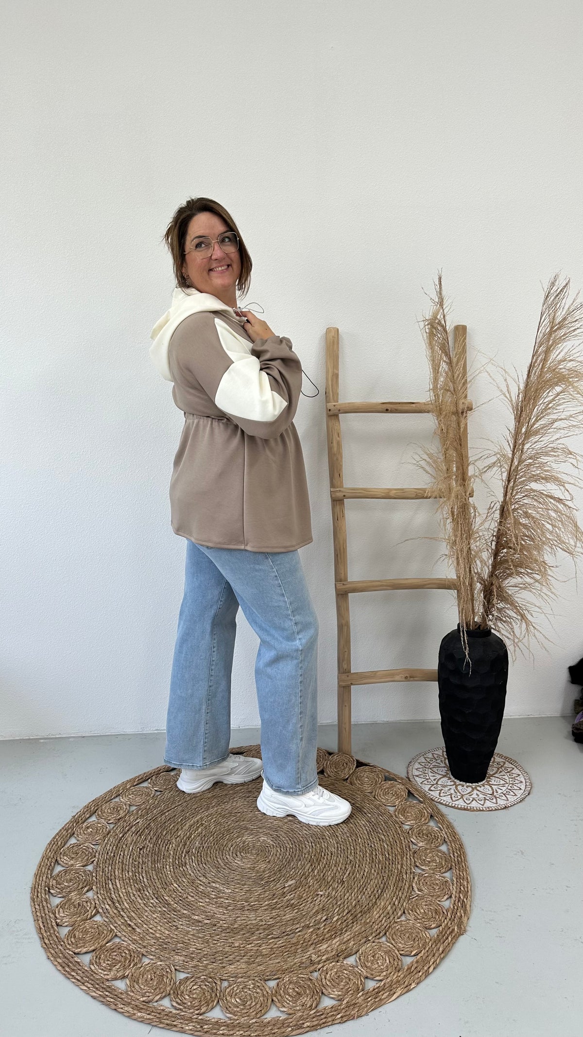 JOGGER JAS/TUNIEK TAUPE