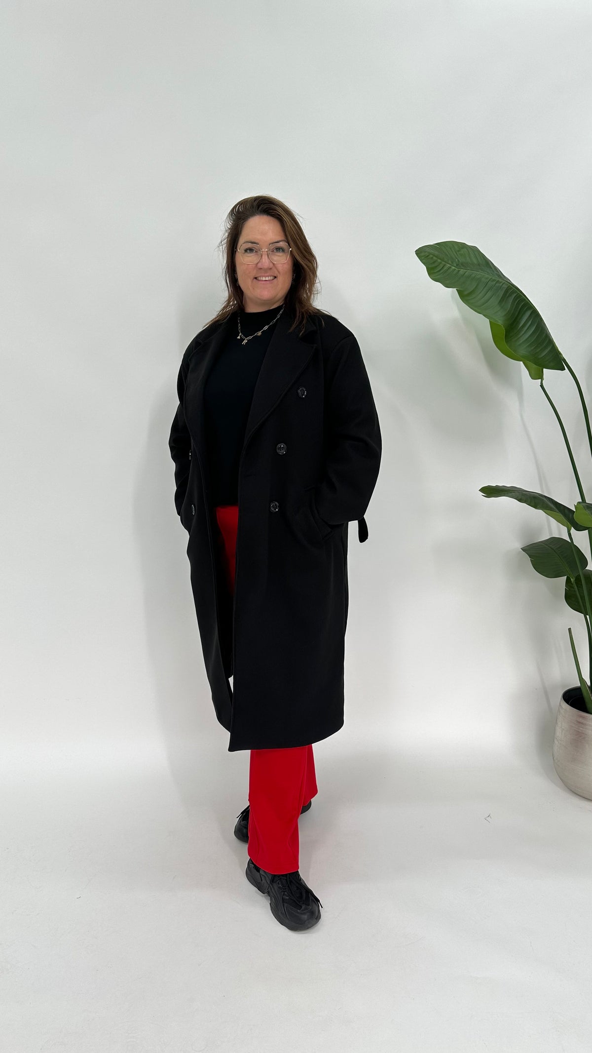 LINNIES TRENCHCOAT ZWART