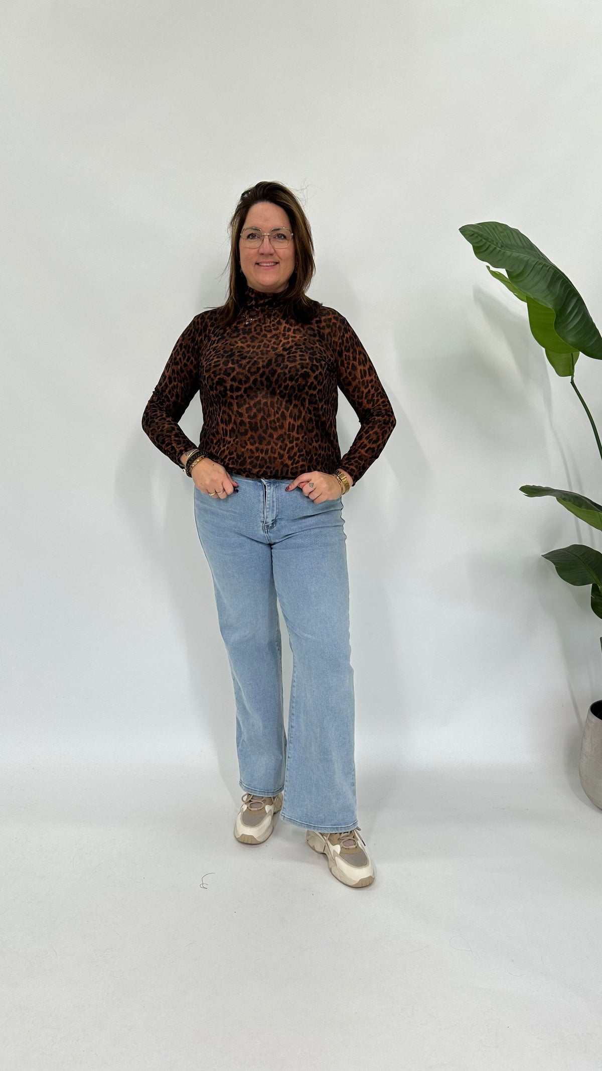 PANTER TURTLE TOP COGNAC
