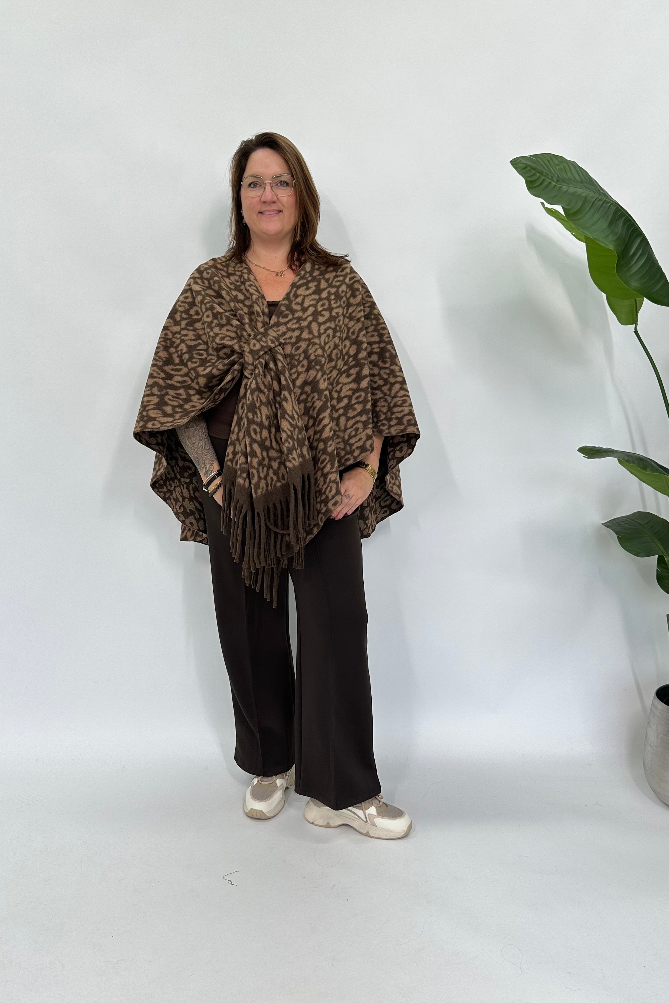 PANTER PONCHO BRUIN/ESPRESSO