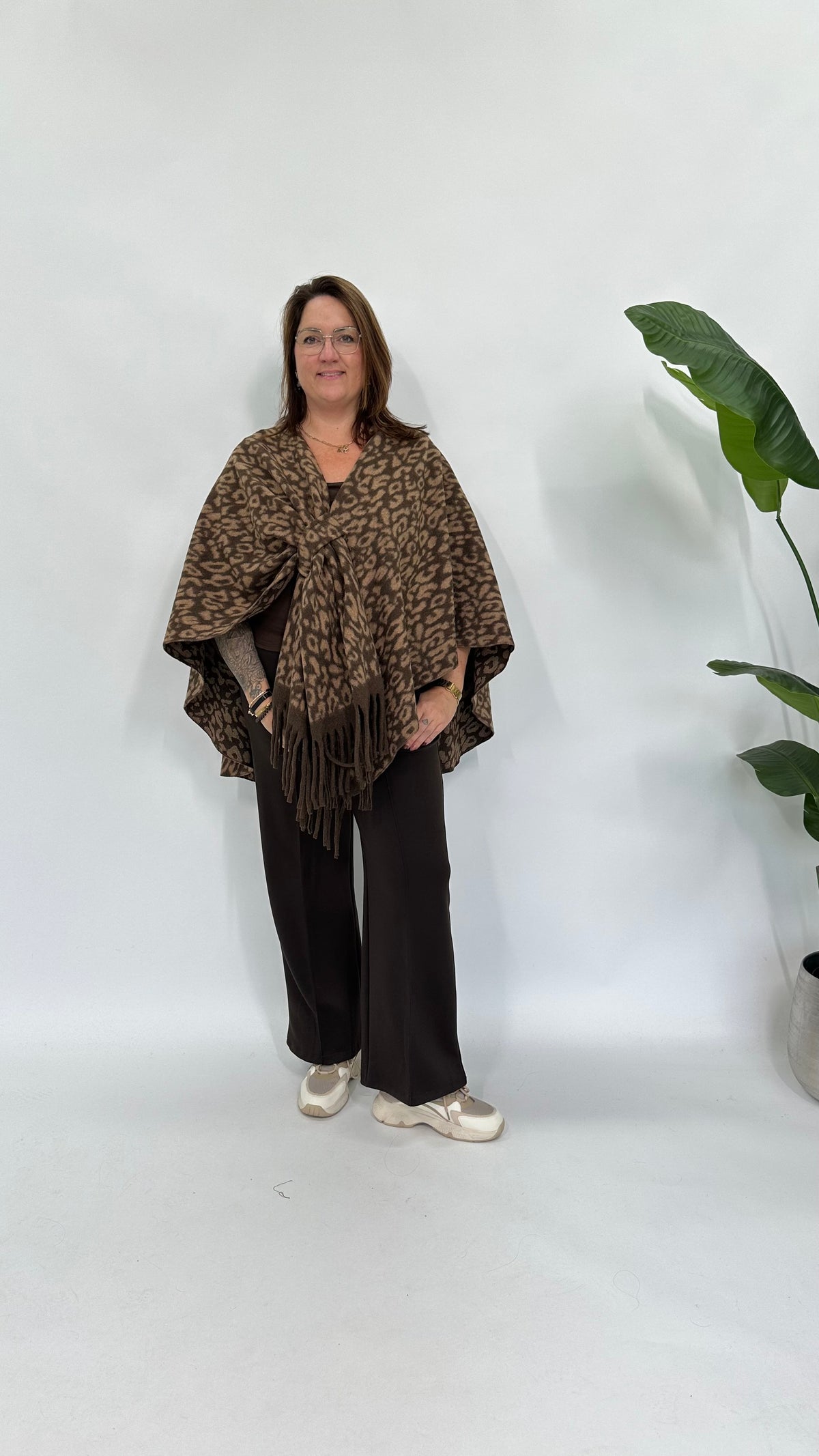 PANTER PONCHO BRUIN/ESPRESSO