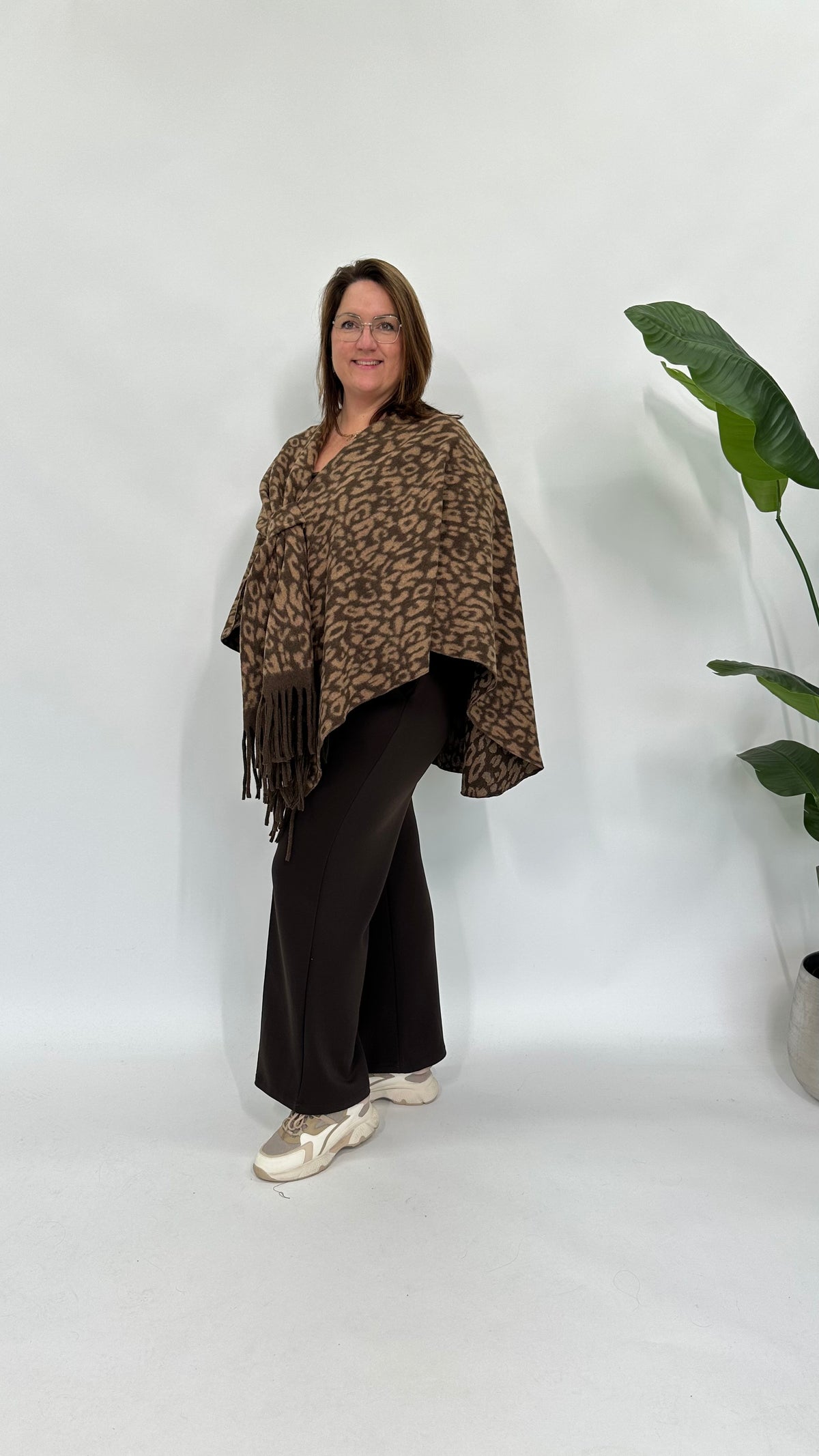 PANTER PONCHO BRUIN/ESPRESSO