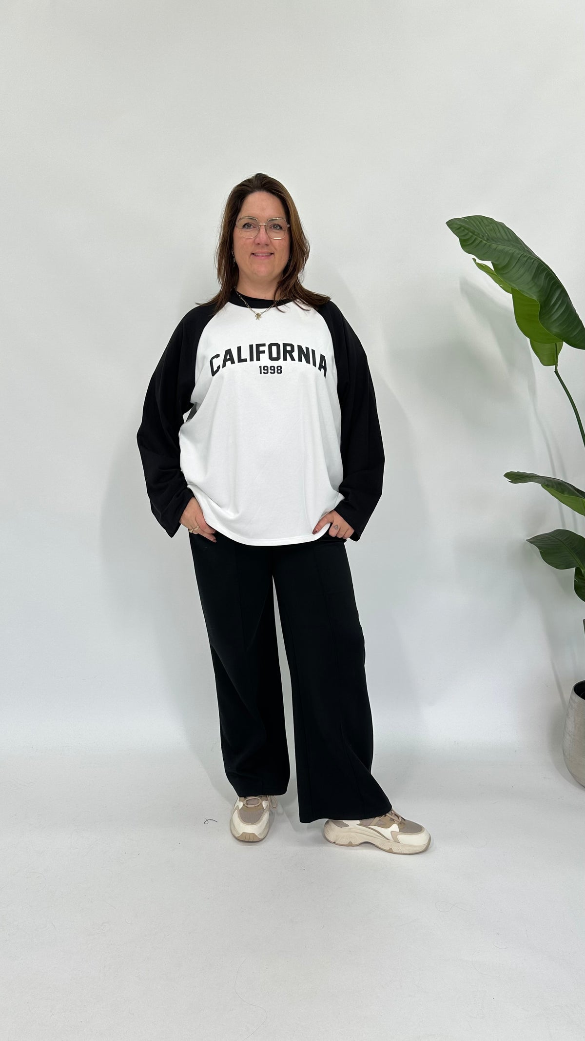 CALIFORNIA BASEBALL SWEATER ZWART