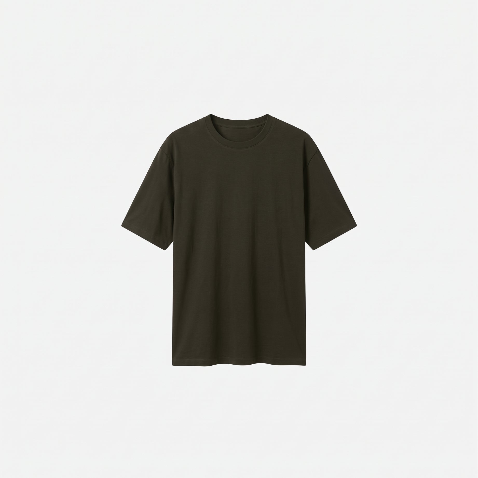 BASIC KATOENEN T-SHIRT ARMY