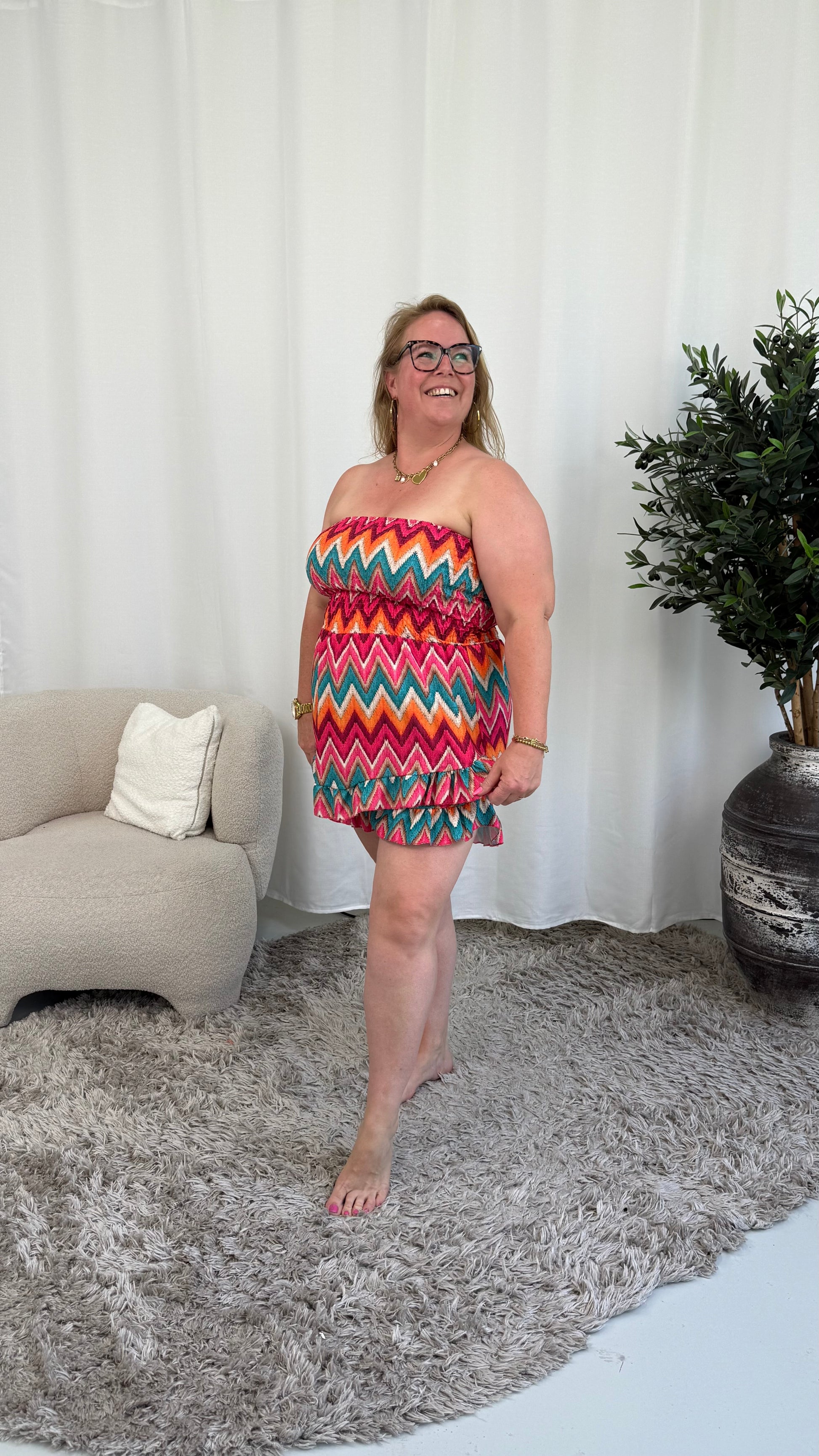 ZIGZAG PLAYSUIT - 2117