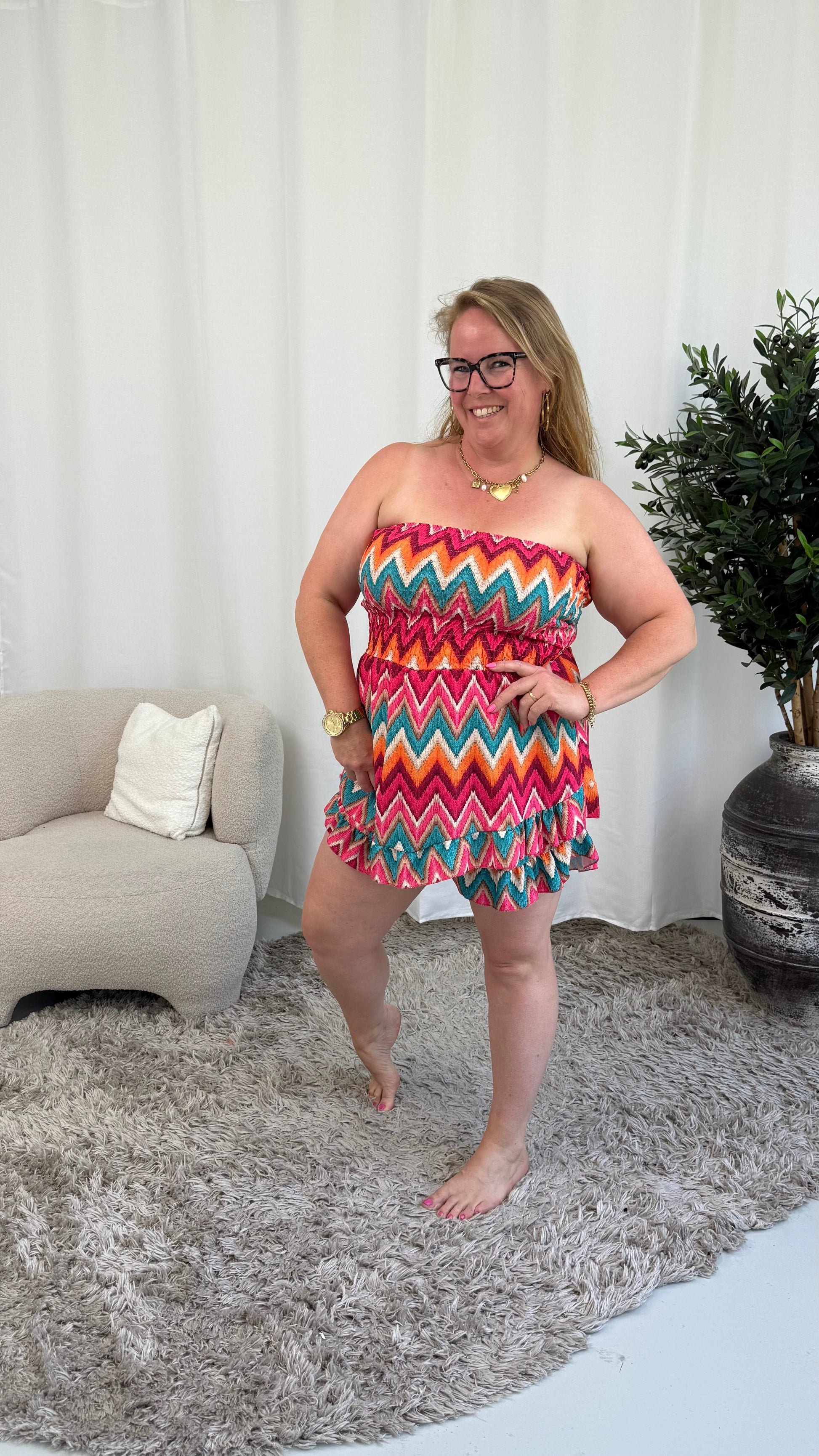 ZIGZAG PLAYSUIT - 2117