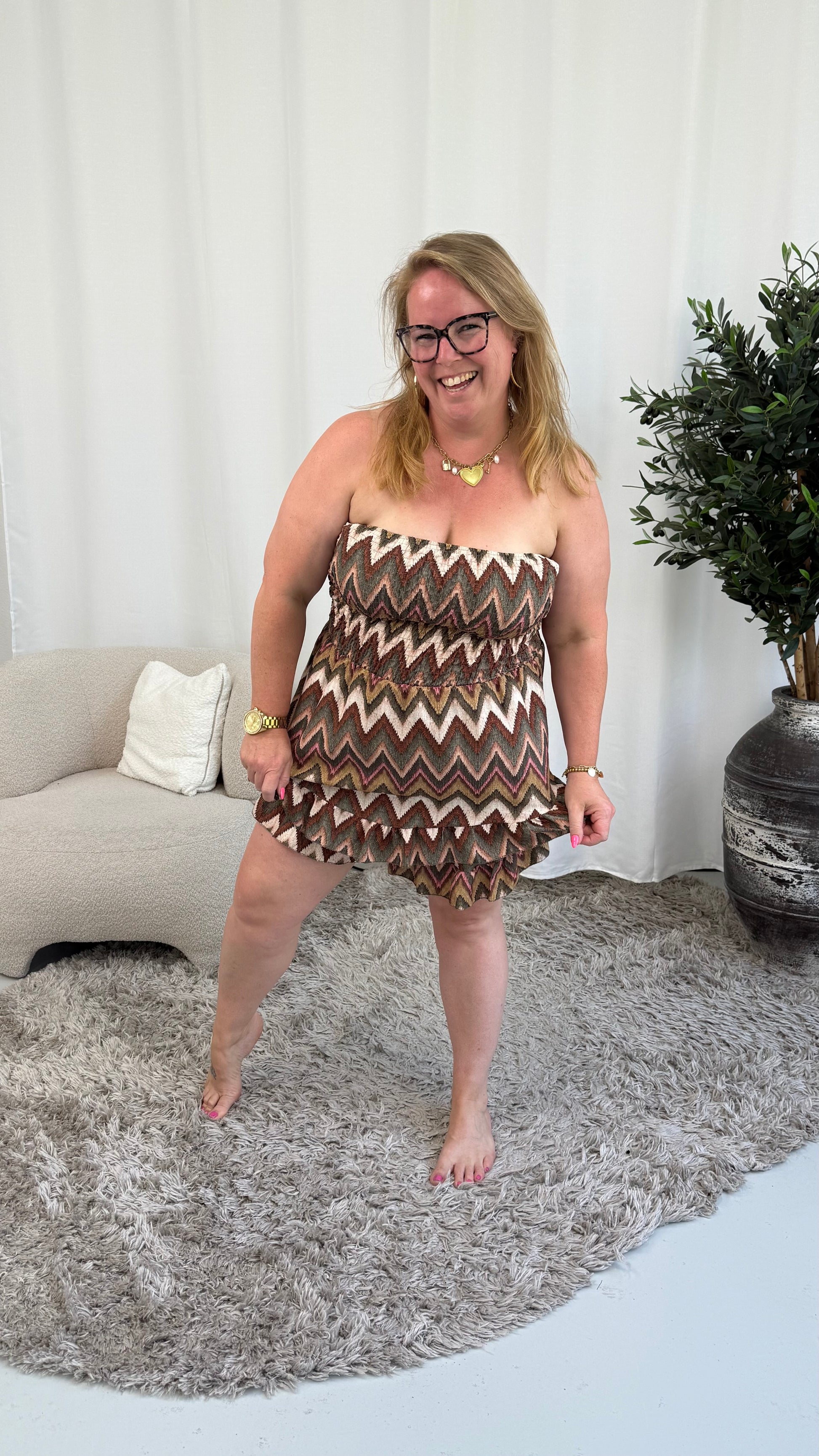 ZIGZAG PLAYSUIT - 2117