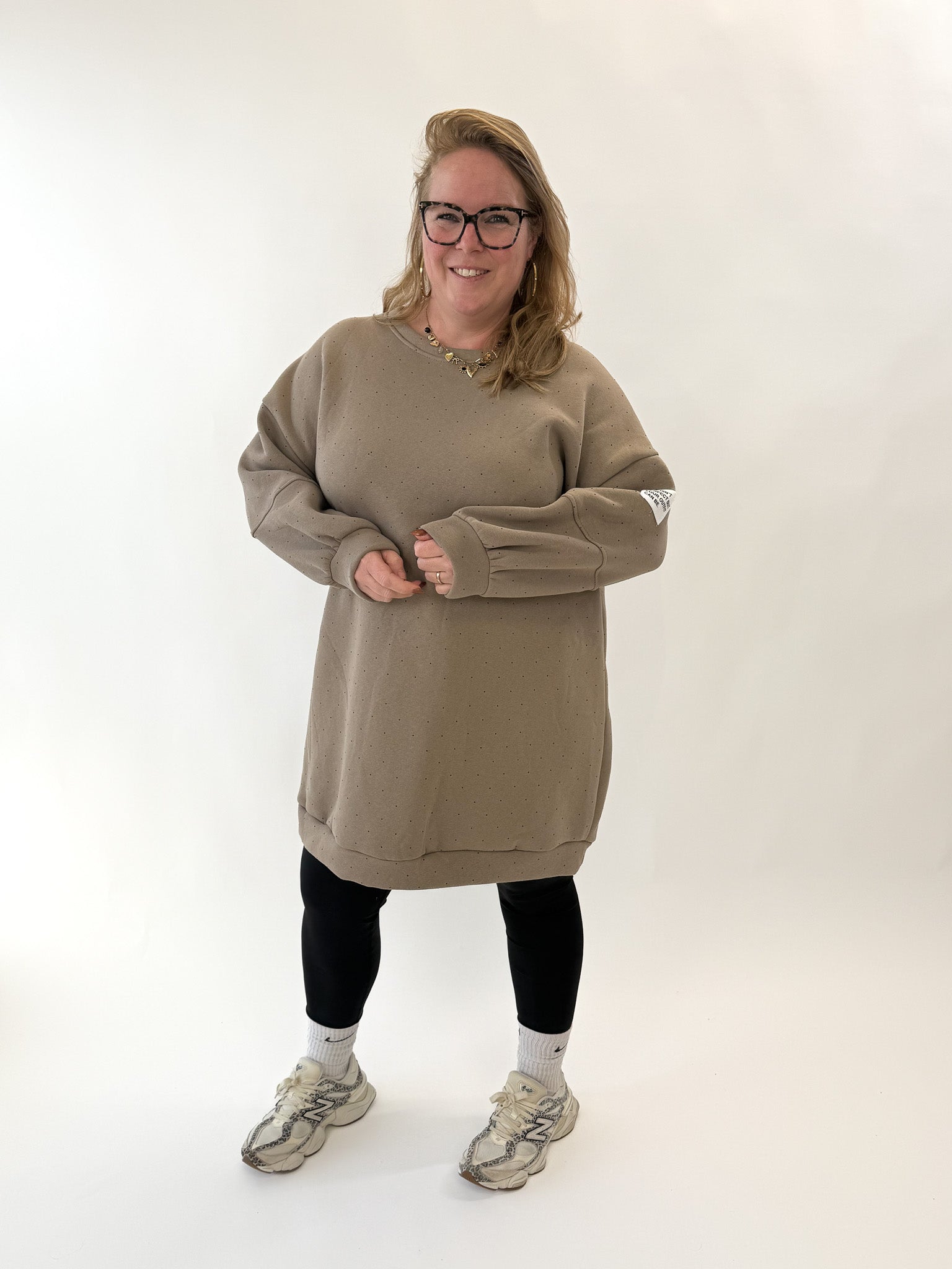 LIFE ISN'T PERFECT SWEATER JURK - 1884