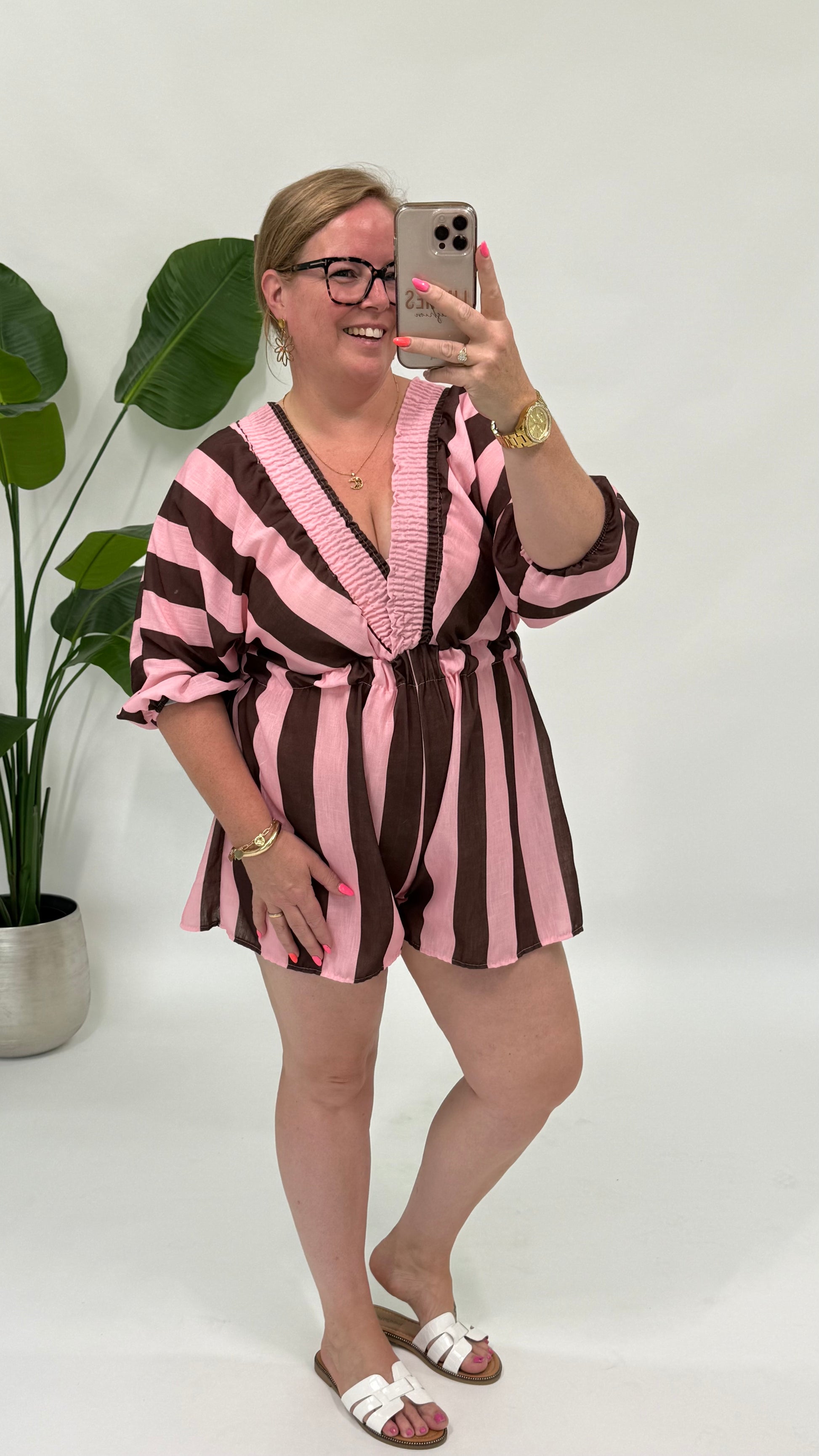 BIG STRIPES PLAYSUIT - 2149