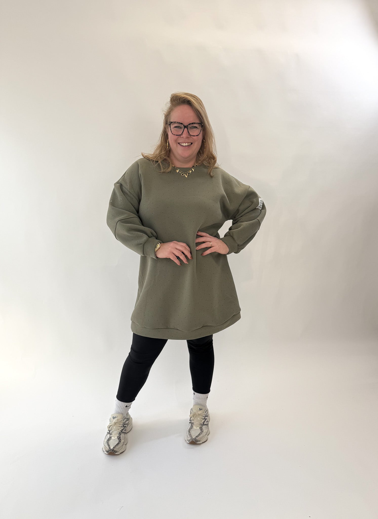 LIFE ISN'T PERFECT SWEATER JURK - 1884