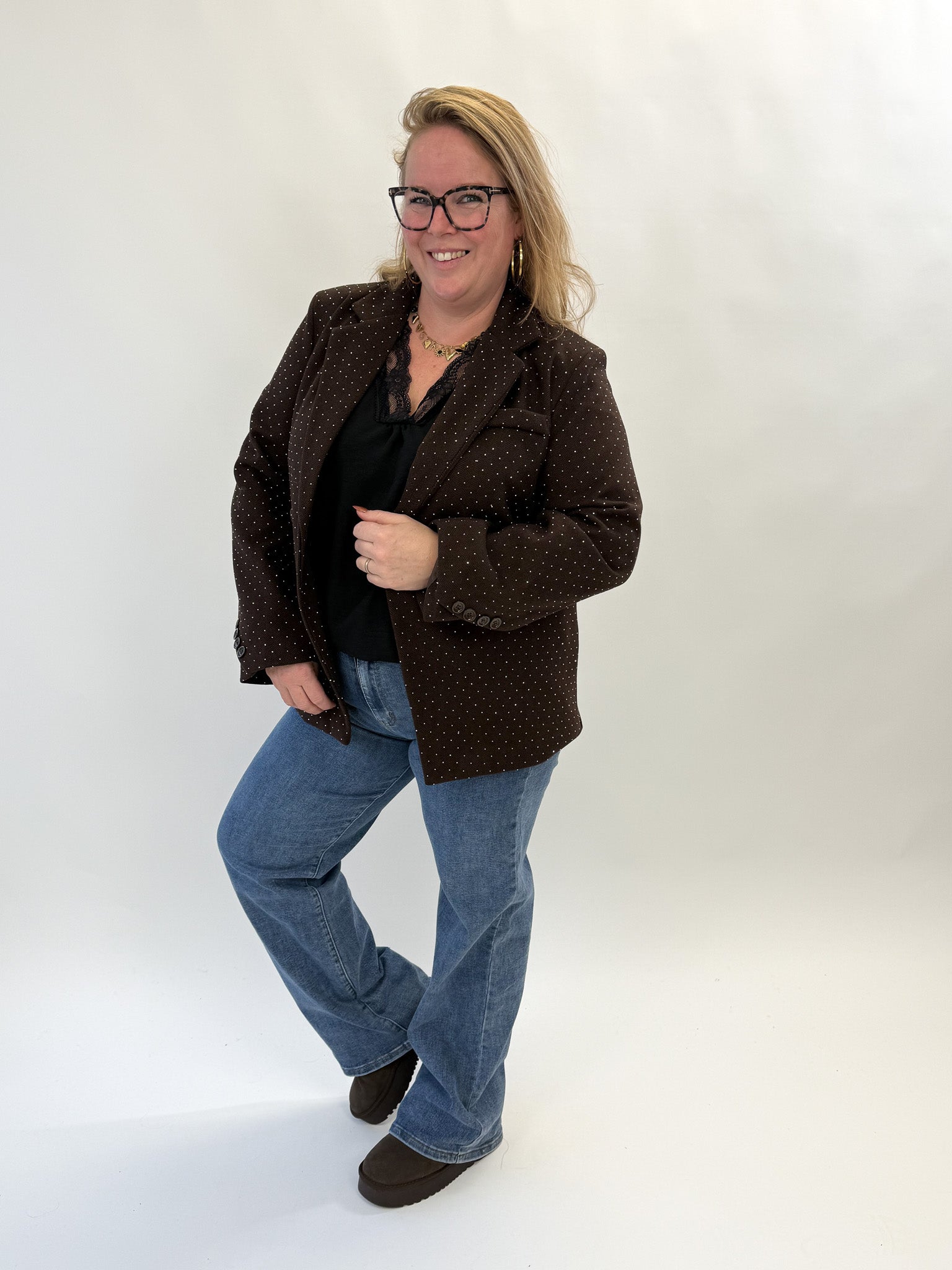 CLASSY DIAMOND BLAZER - 1880