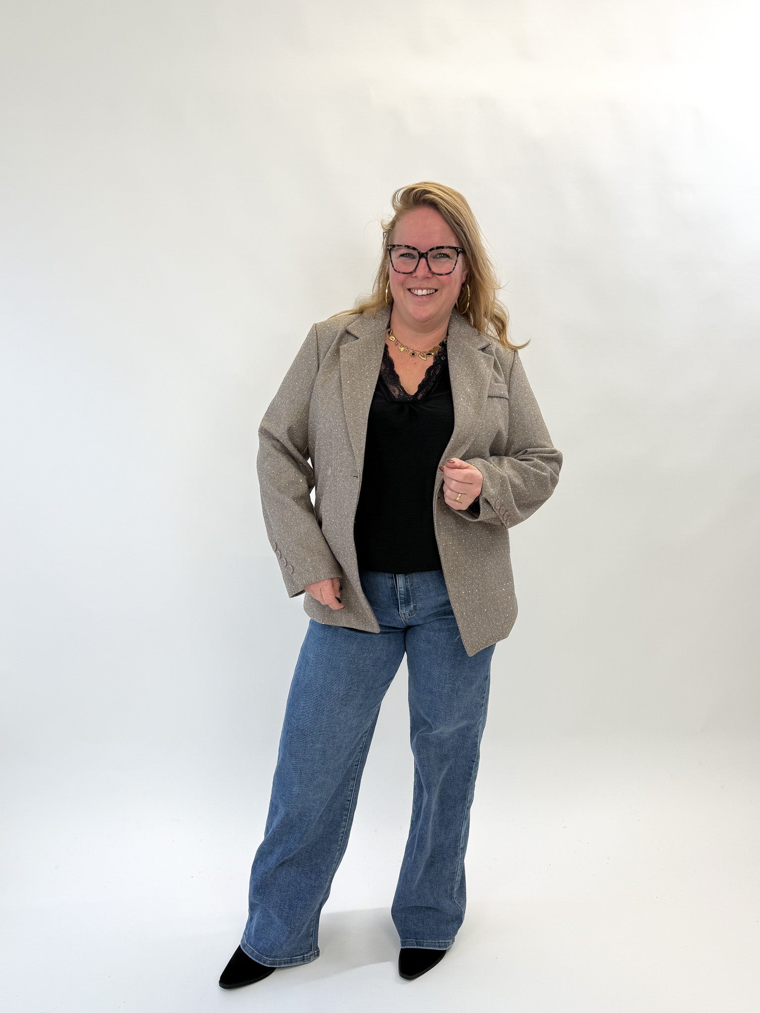 CLASSY DIAMOND BLAZER - 1880