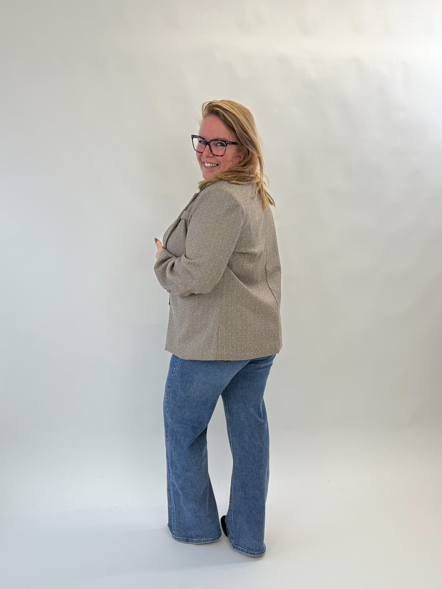 CLASSY DIAMOND BLAZER - 1880