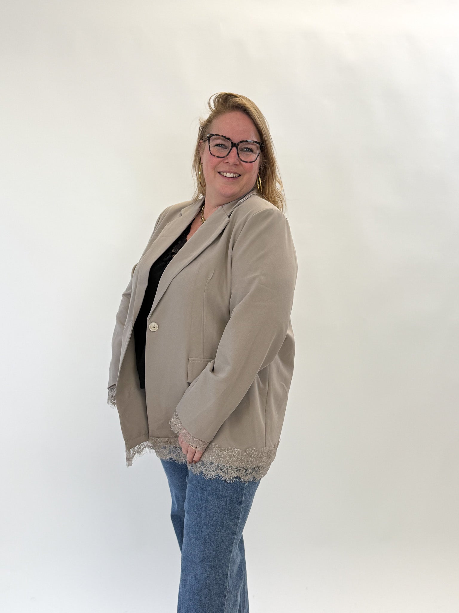 BLAZER MET KANT - 1871