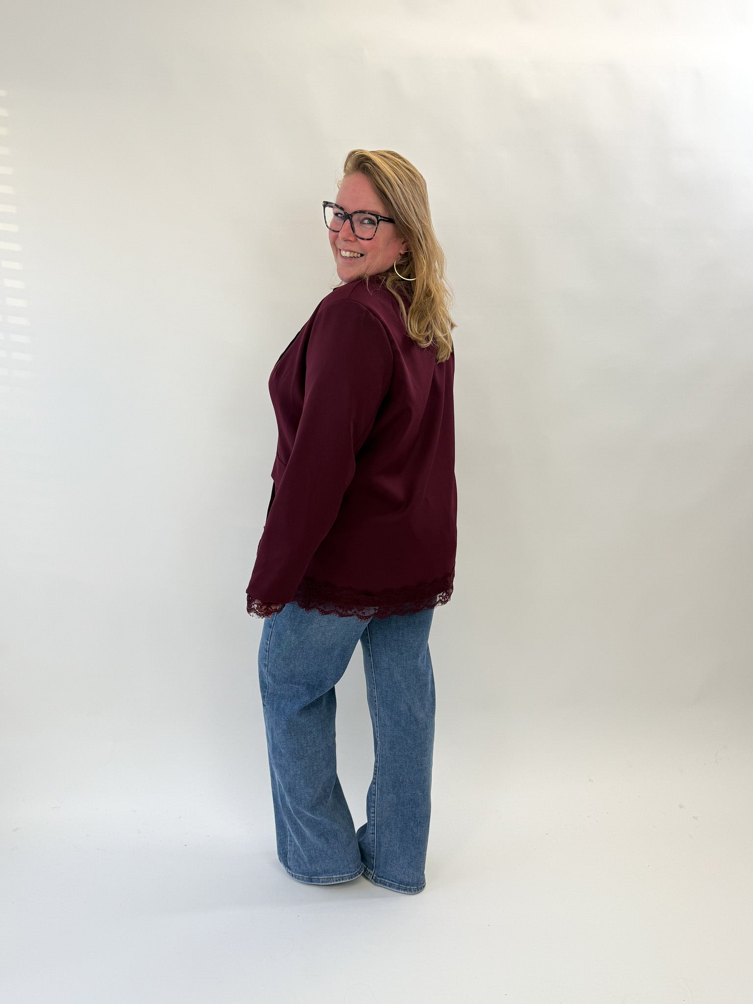 BLAZER MET KANT - 1871