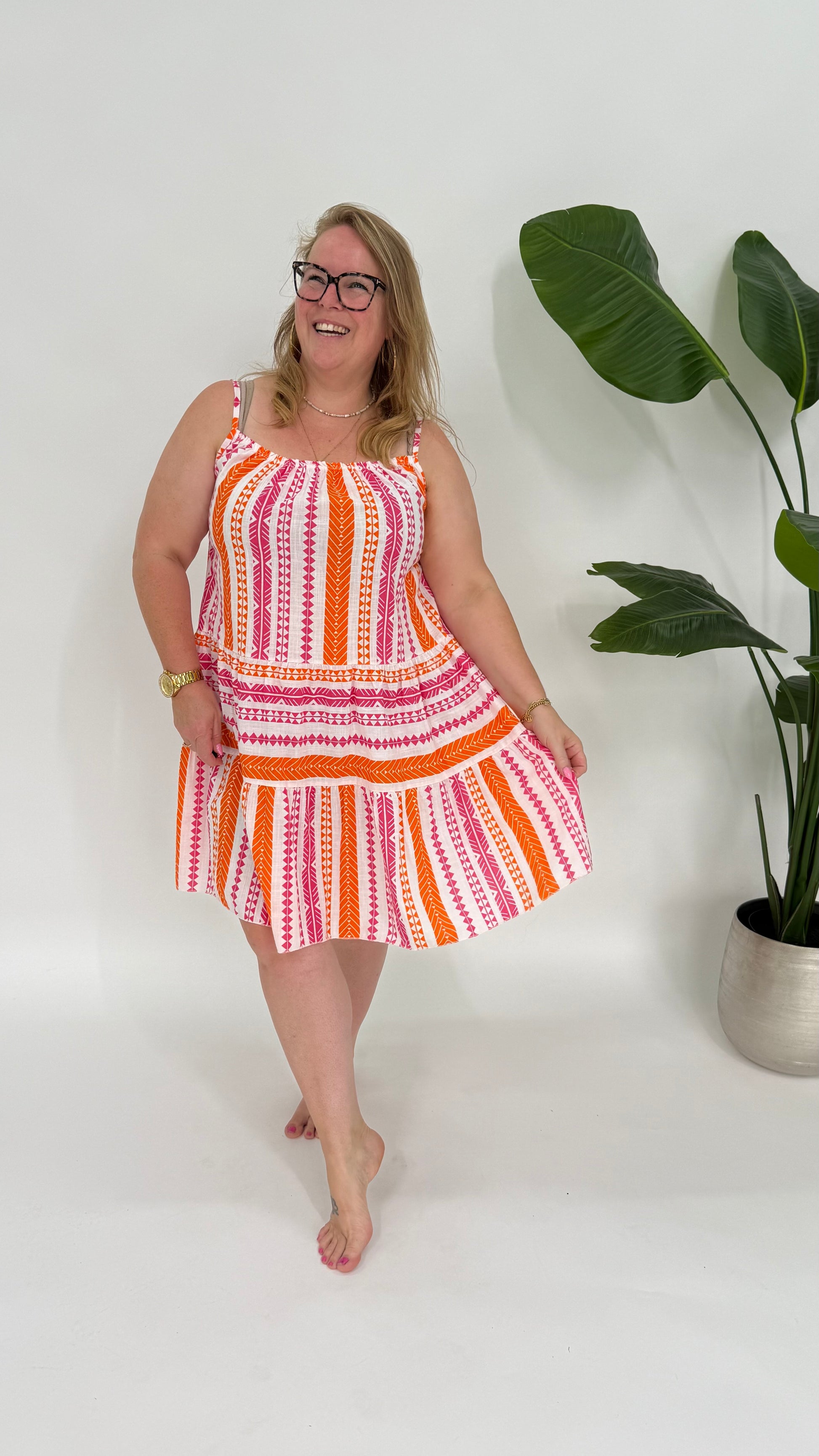 COLORFULL SUMMER DRESS - 2152
