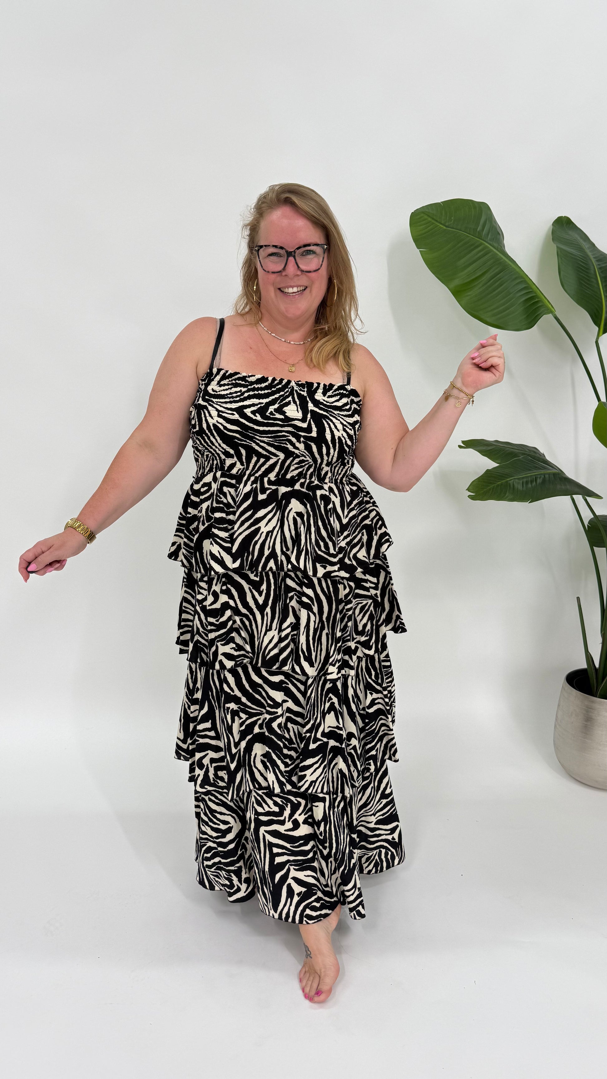 ANIMAL LAAGJES JURK - 2157