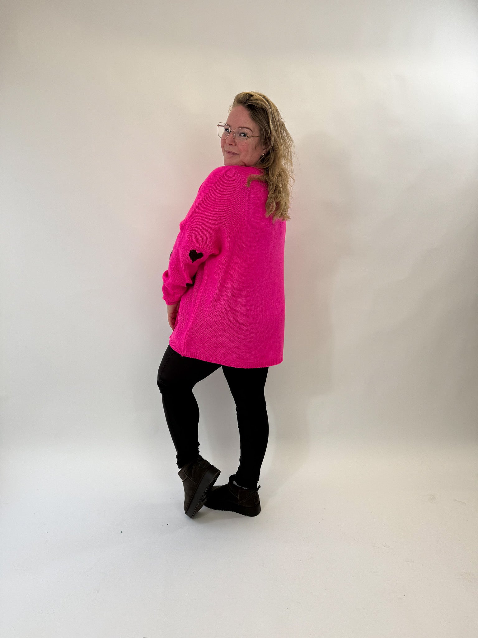 BO DENIM WESTE (38 BIS 50) - SCHWARZ