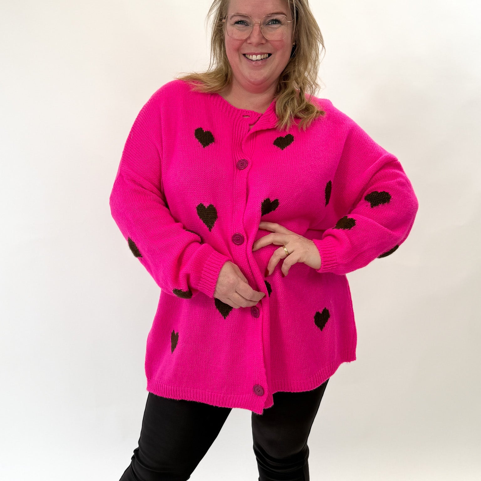 BO DENIM WESTE (38 BIS 50) - SCHWARZ