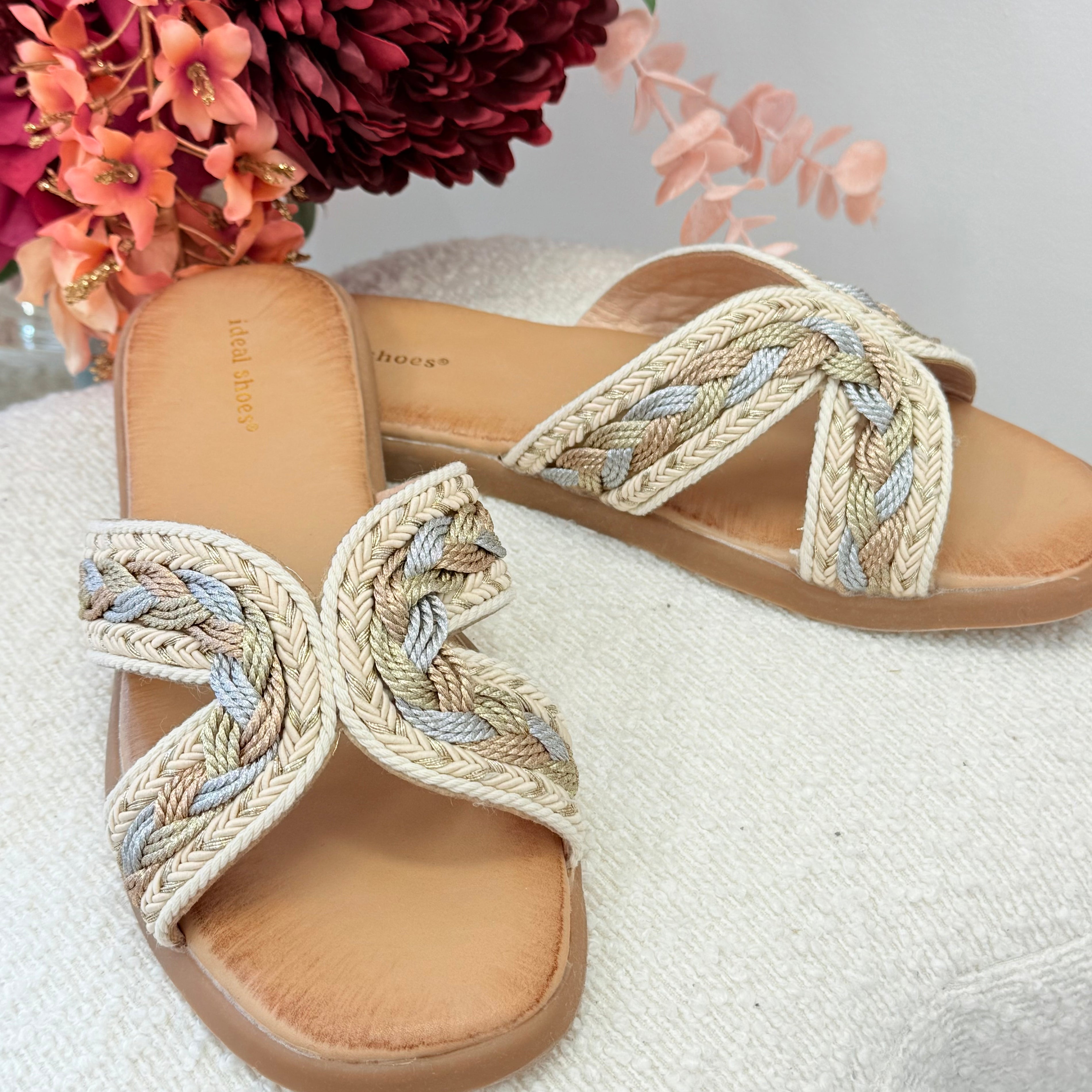 CELINA SLIPPER - BEIGE 68-367