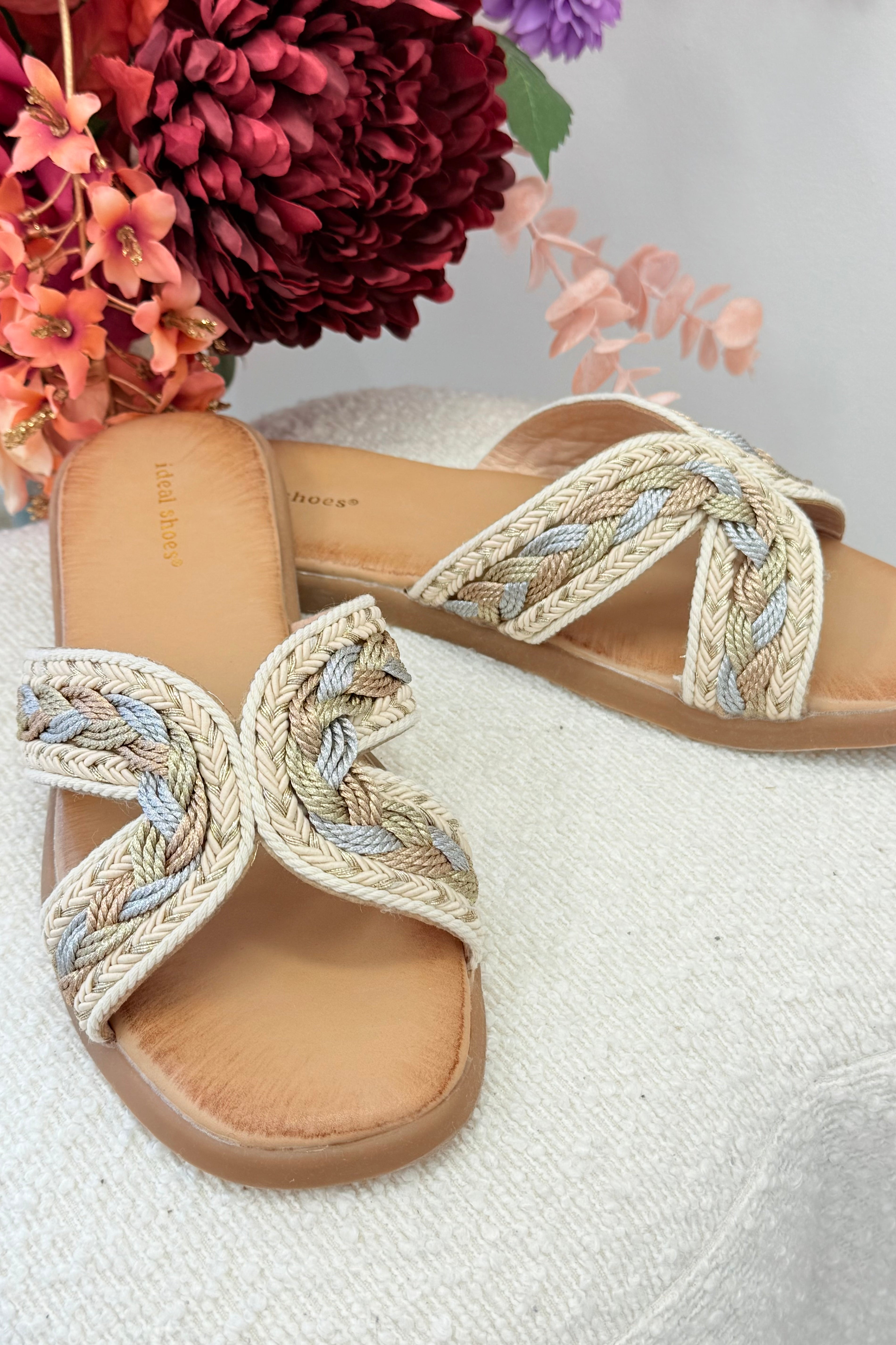 CELINA SLIPPER - BEIGE 68-367