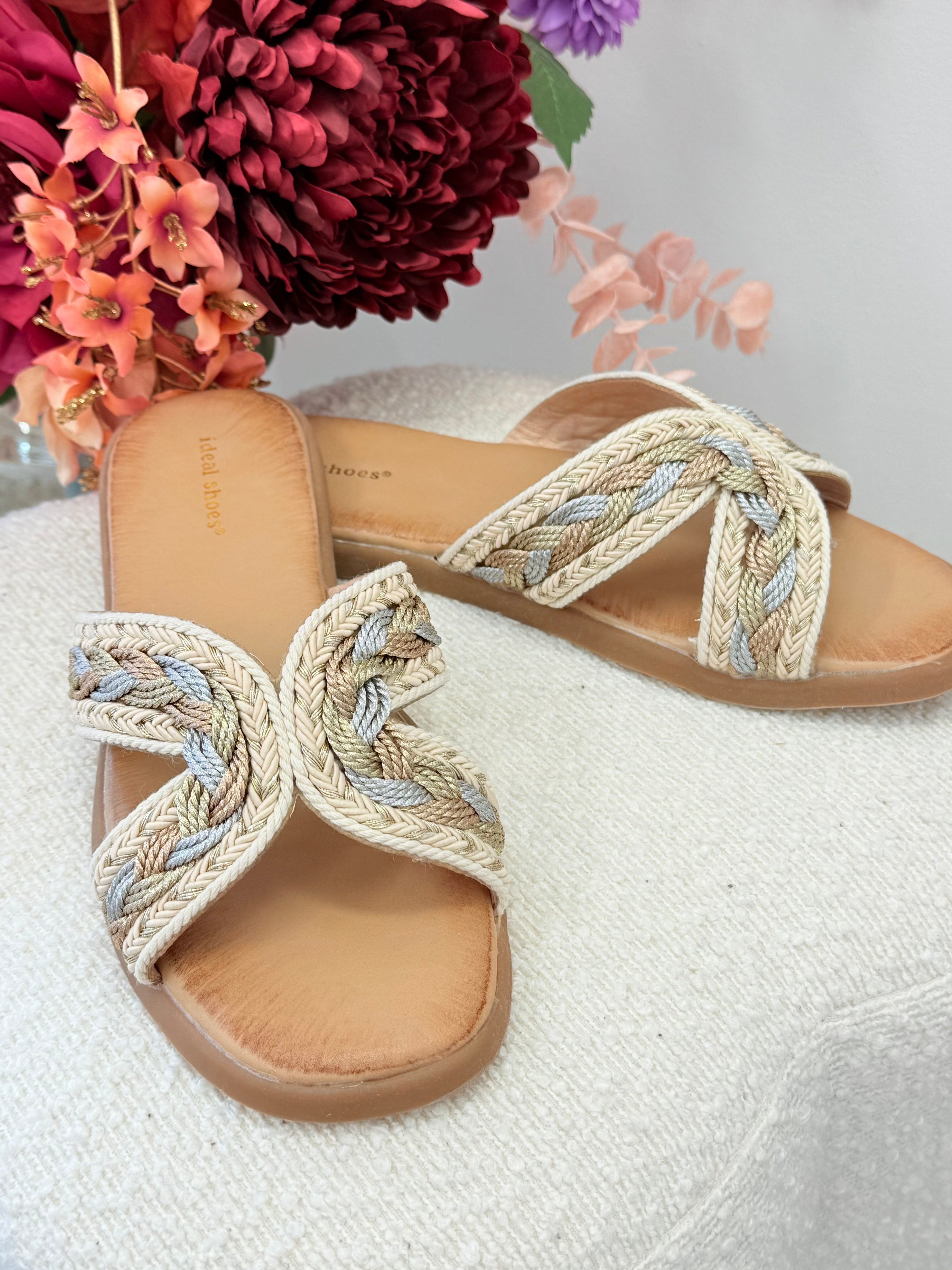CELINA SLIPPER - BEIGE 68-367