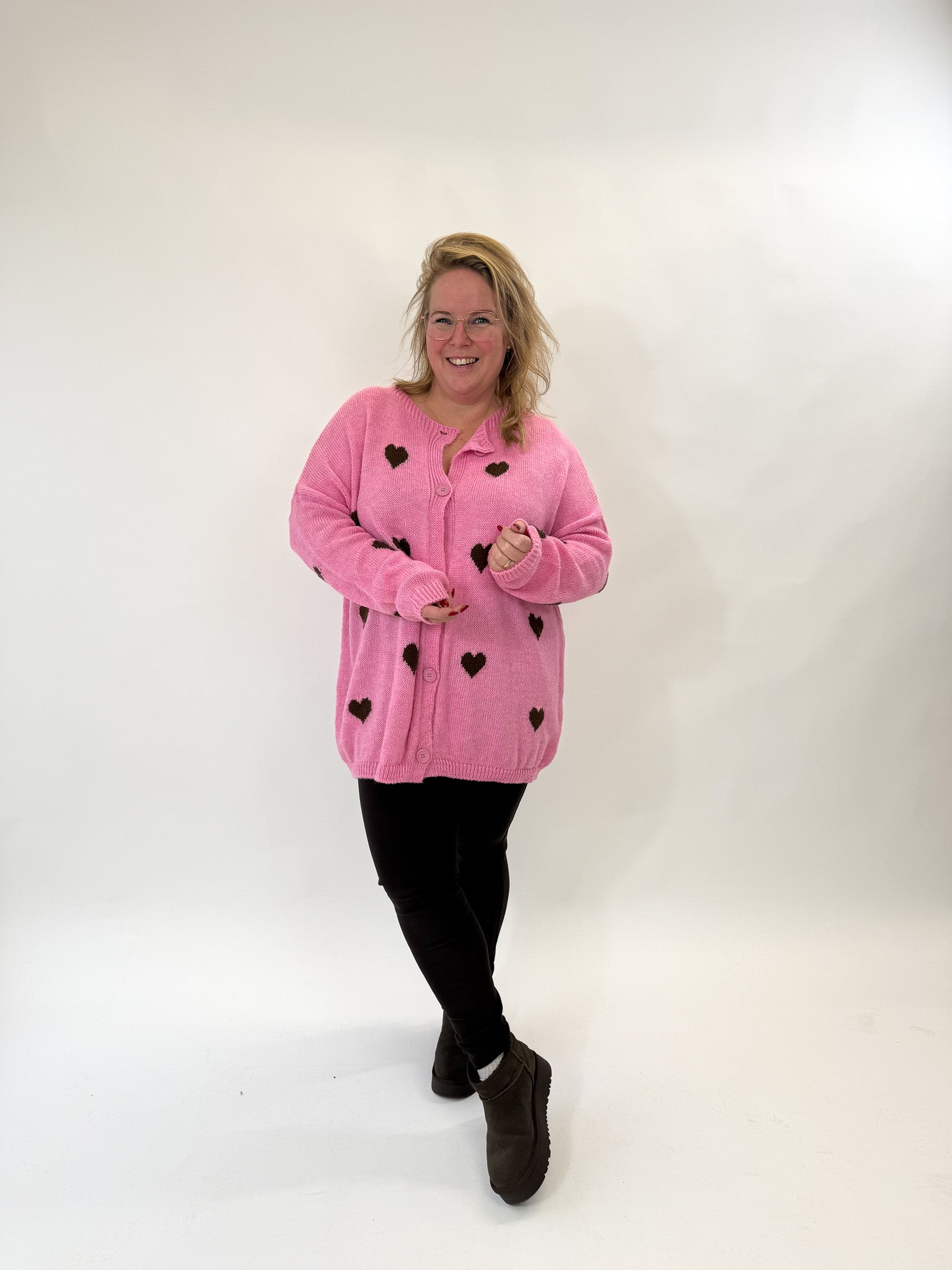 BO DENIM WESTE (38 BIS 50) - SCHWARZ