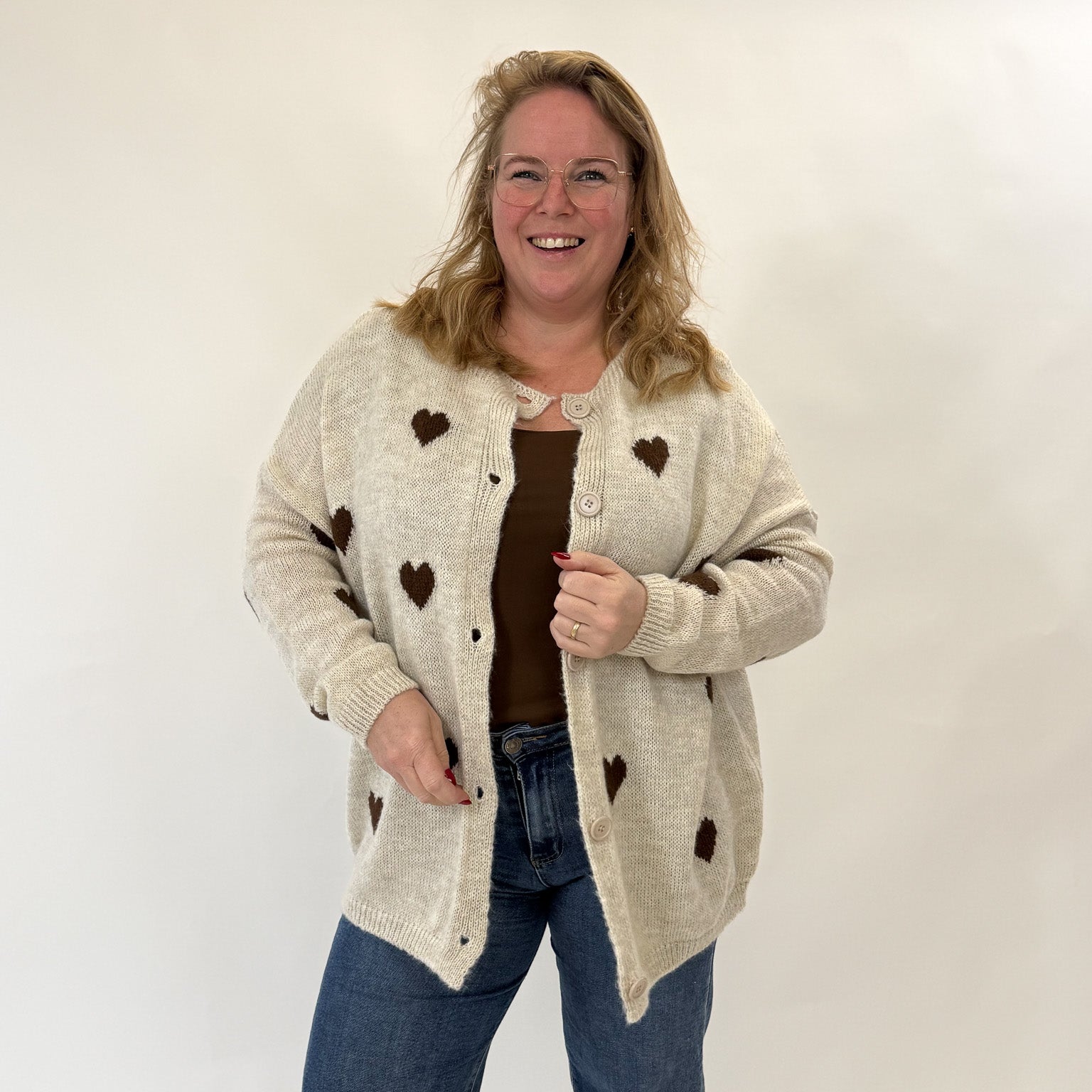 BO DENIM WESTE (38 BIS 50) - SCHWARZ