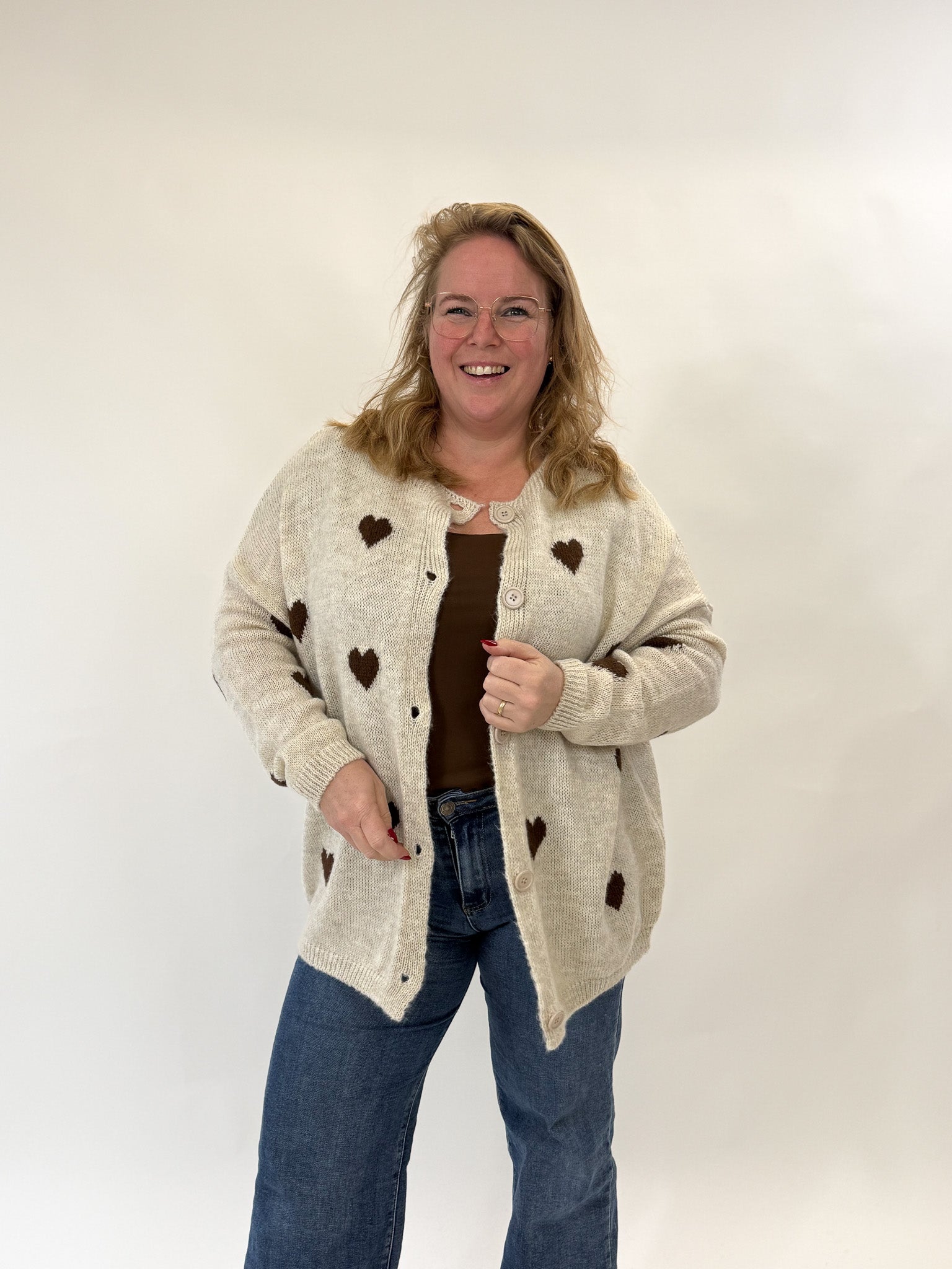 BO DENIM WESTE (38 BIS 50) - SCHWARZ