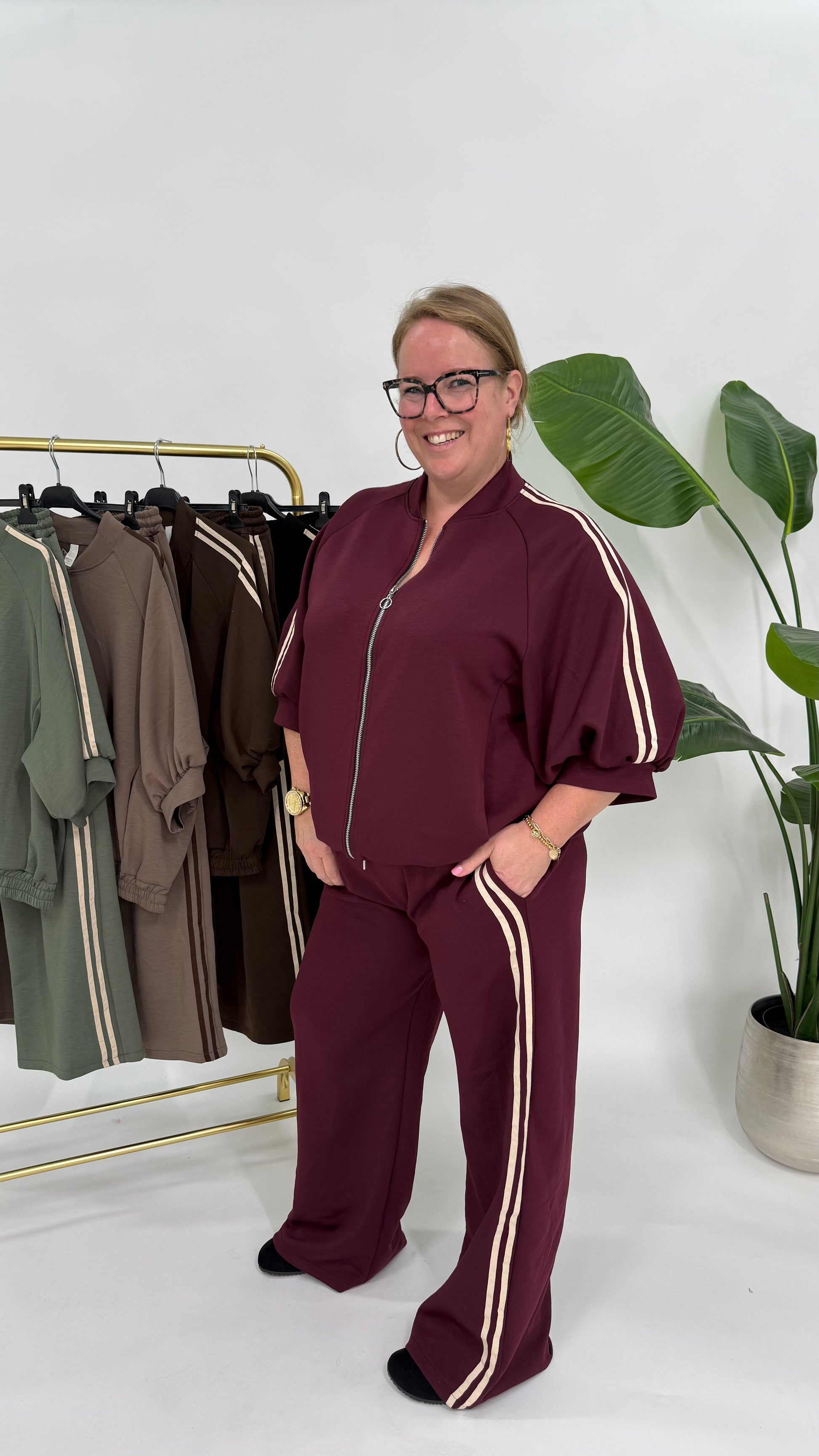 SPORTI STREEP SET MET VEST - 2170