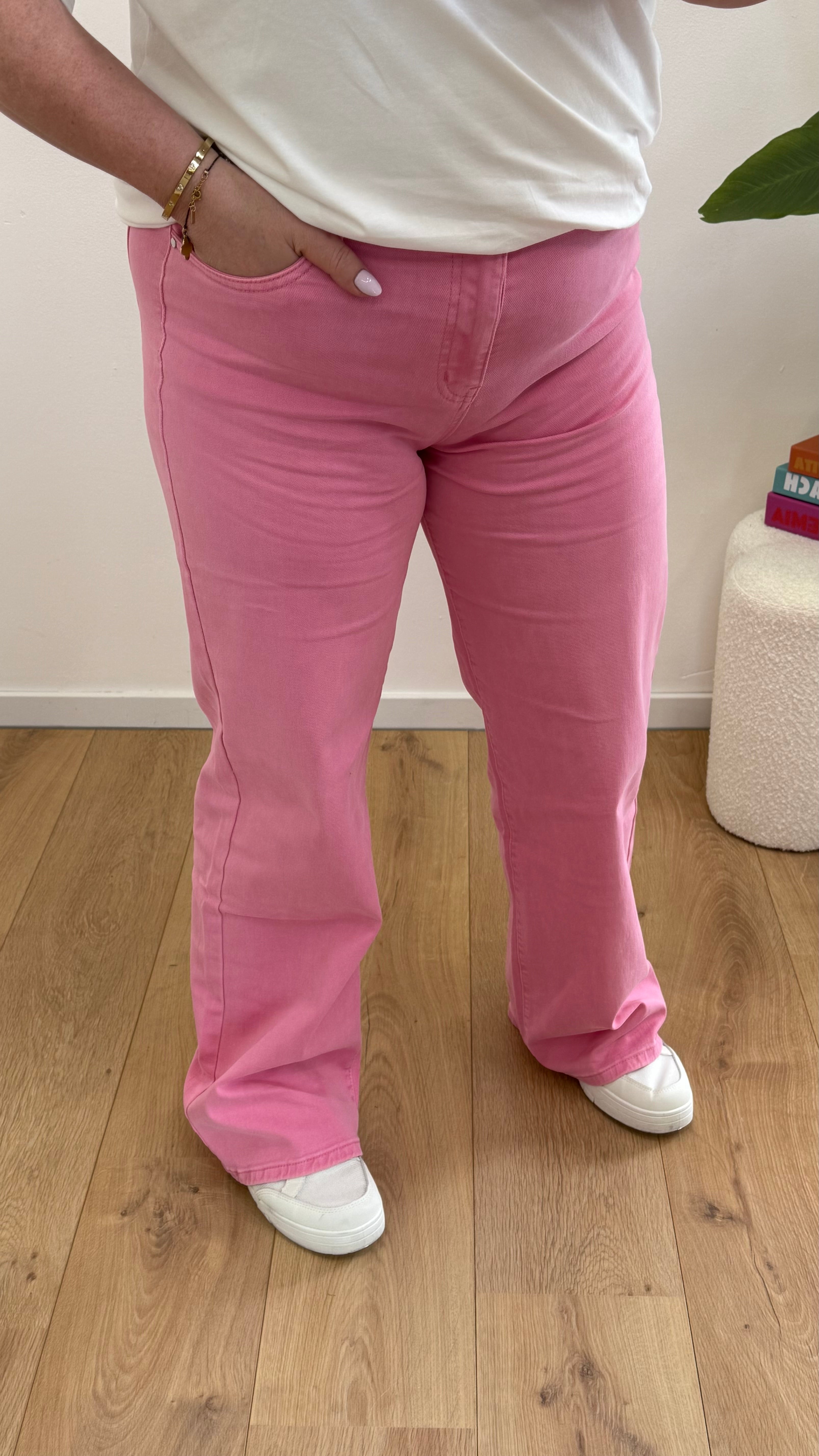 MOM WIDE LEG JEANS MERK GOODIES DJ2456 (40 bis 48) - GRAU