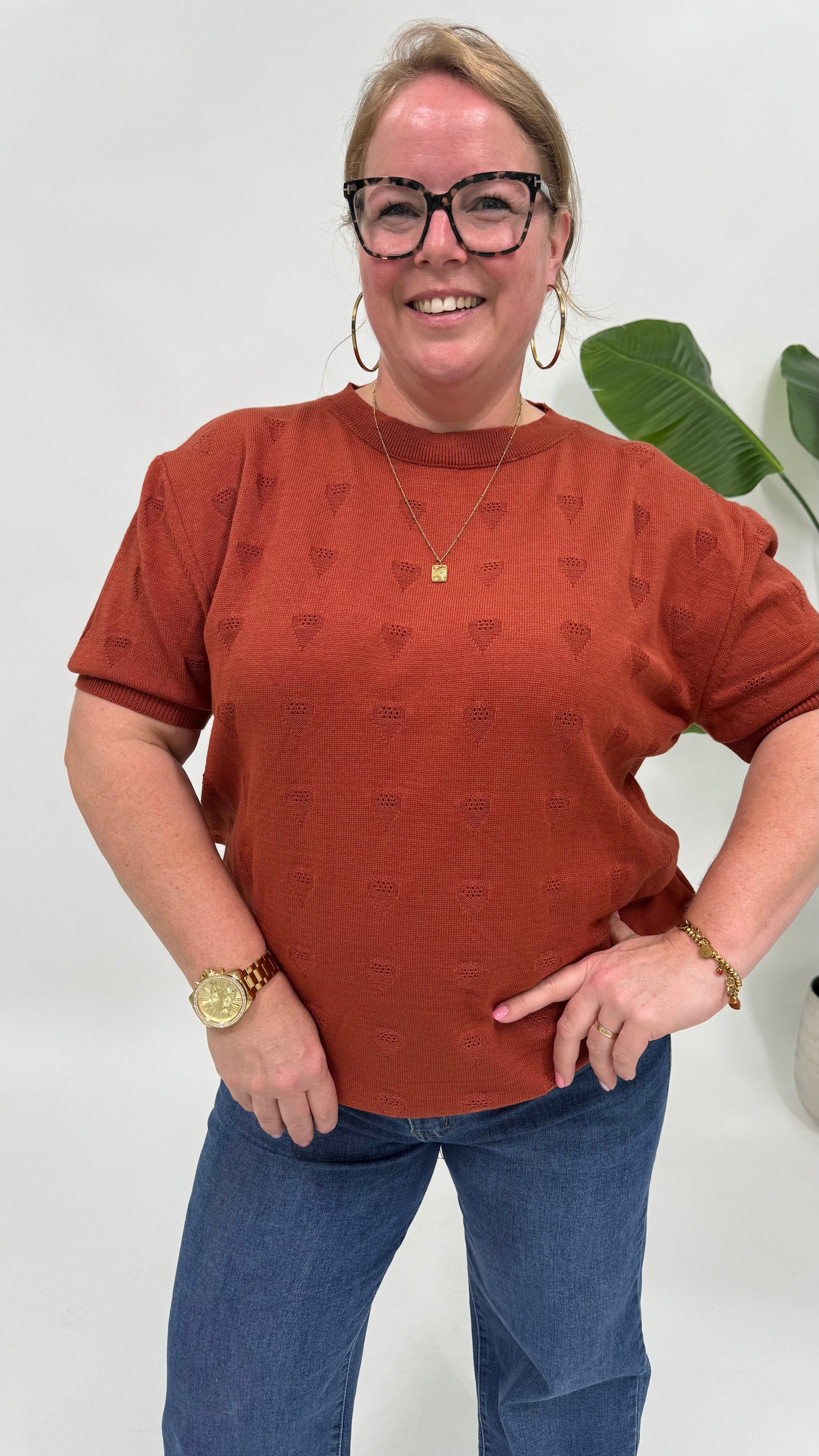 ZACHTE TOP MET HARTJES - 2175