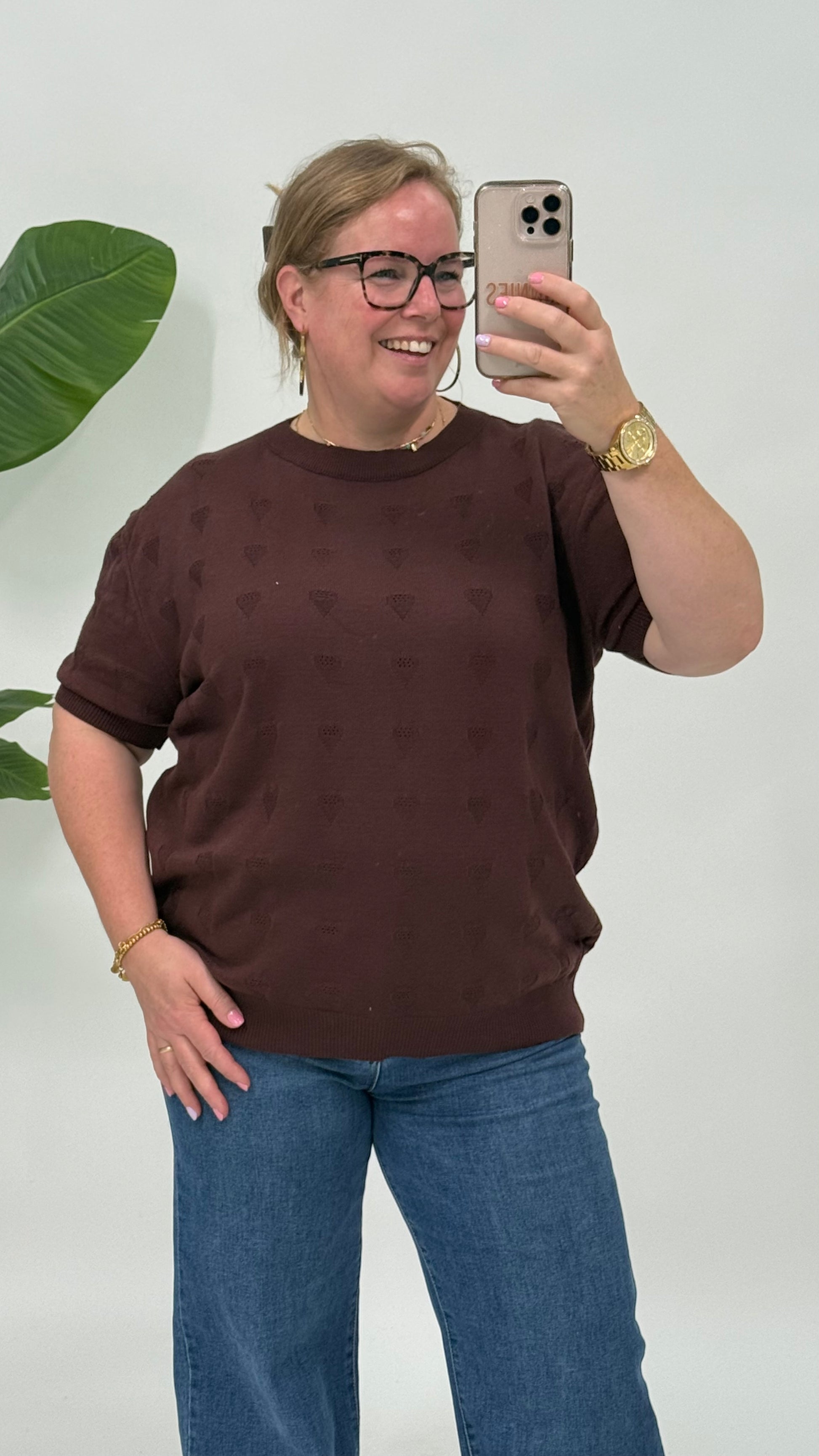 ZACHTE TOP MET HARTJES - 2175