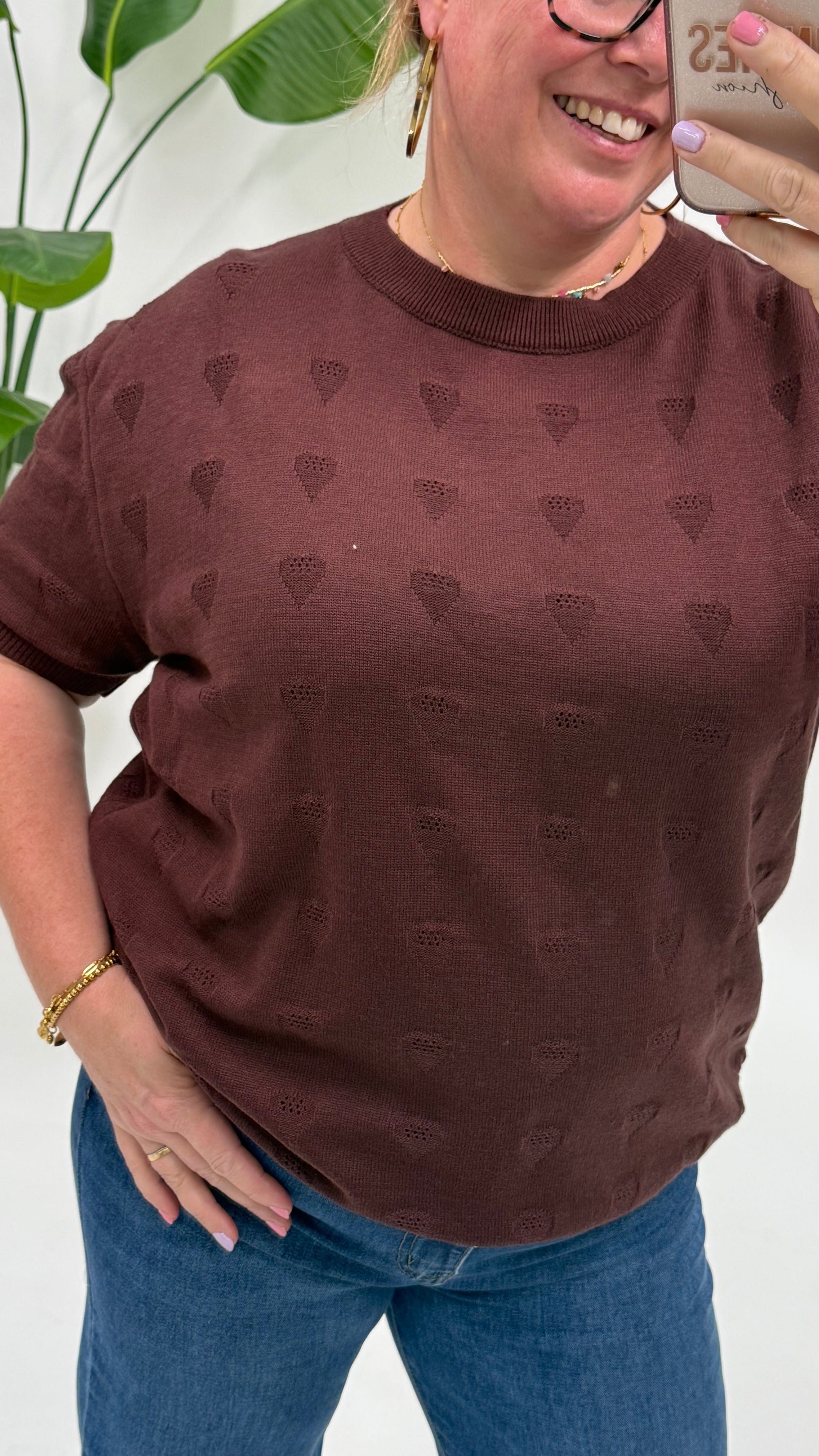 ZACHTE TOP MET HARTJES - 2175