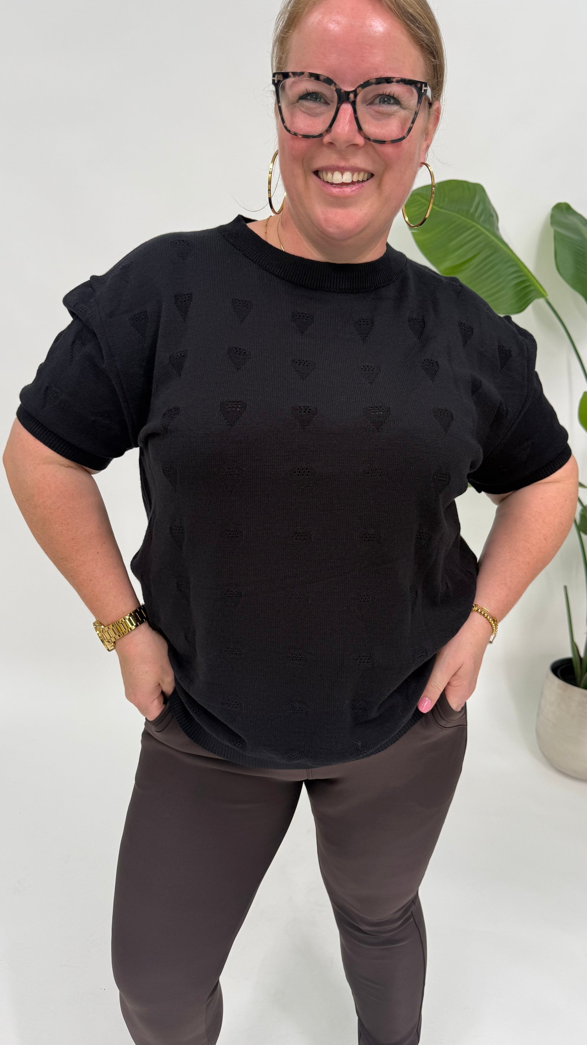 ZACHTE TOP MET HARTJES - 2175