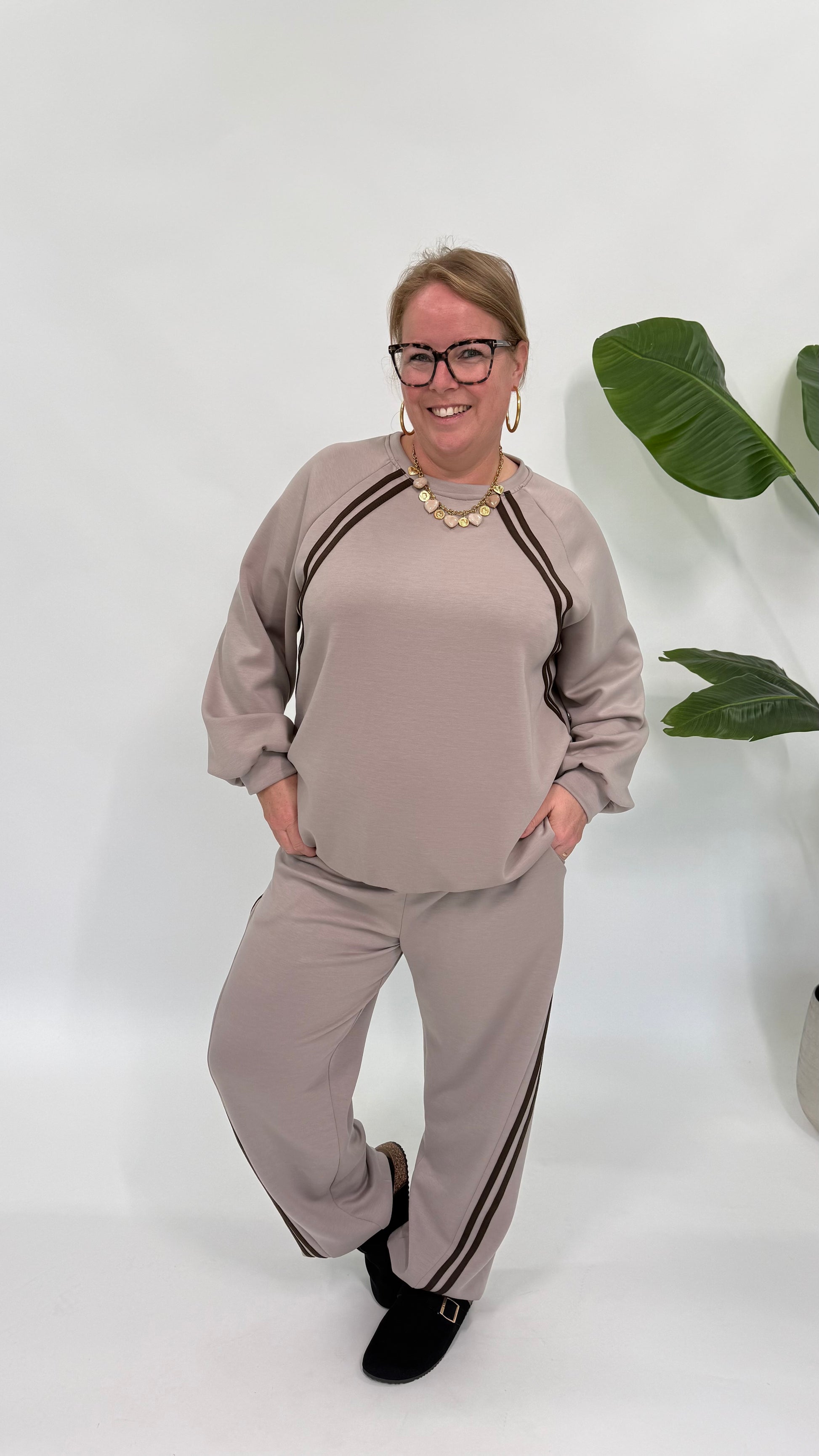 SPORTIEVE SWEATER MET KOORD - 2191
