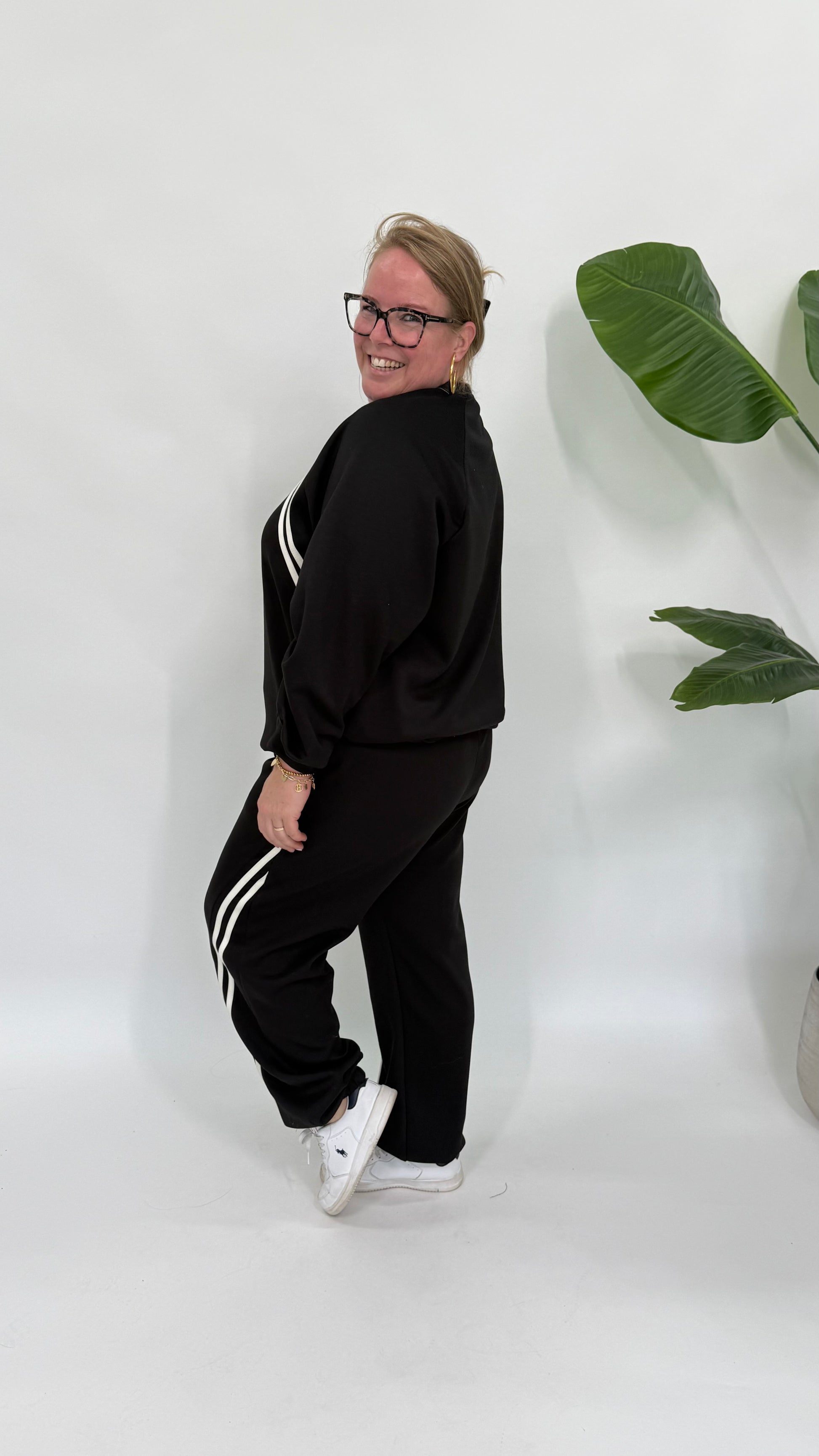 SPORTIEVE SWEATER MET KOORD - 2191