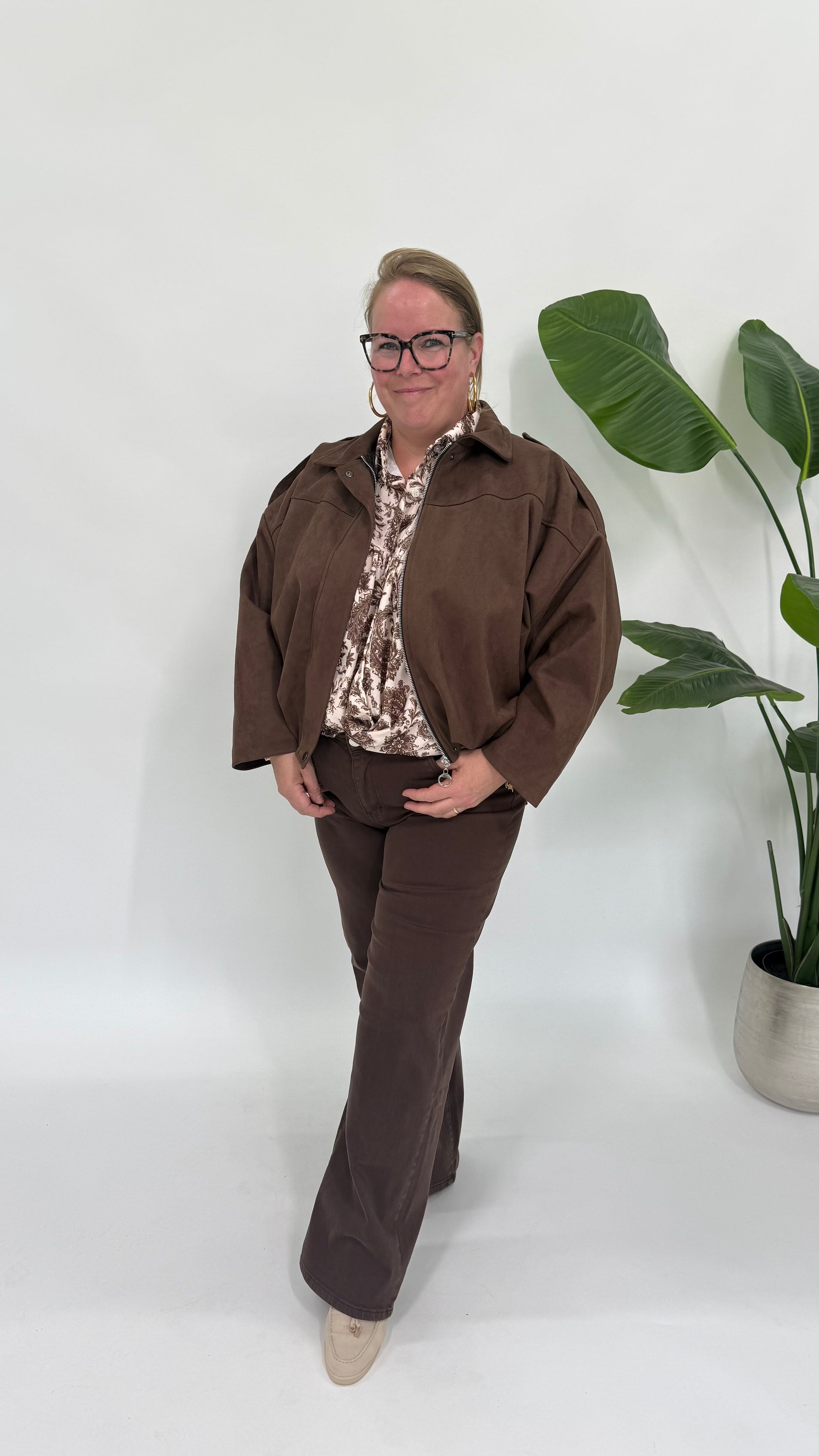SUEDE LOOK CARGO JASJE - 2189