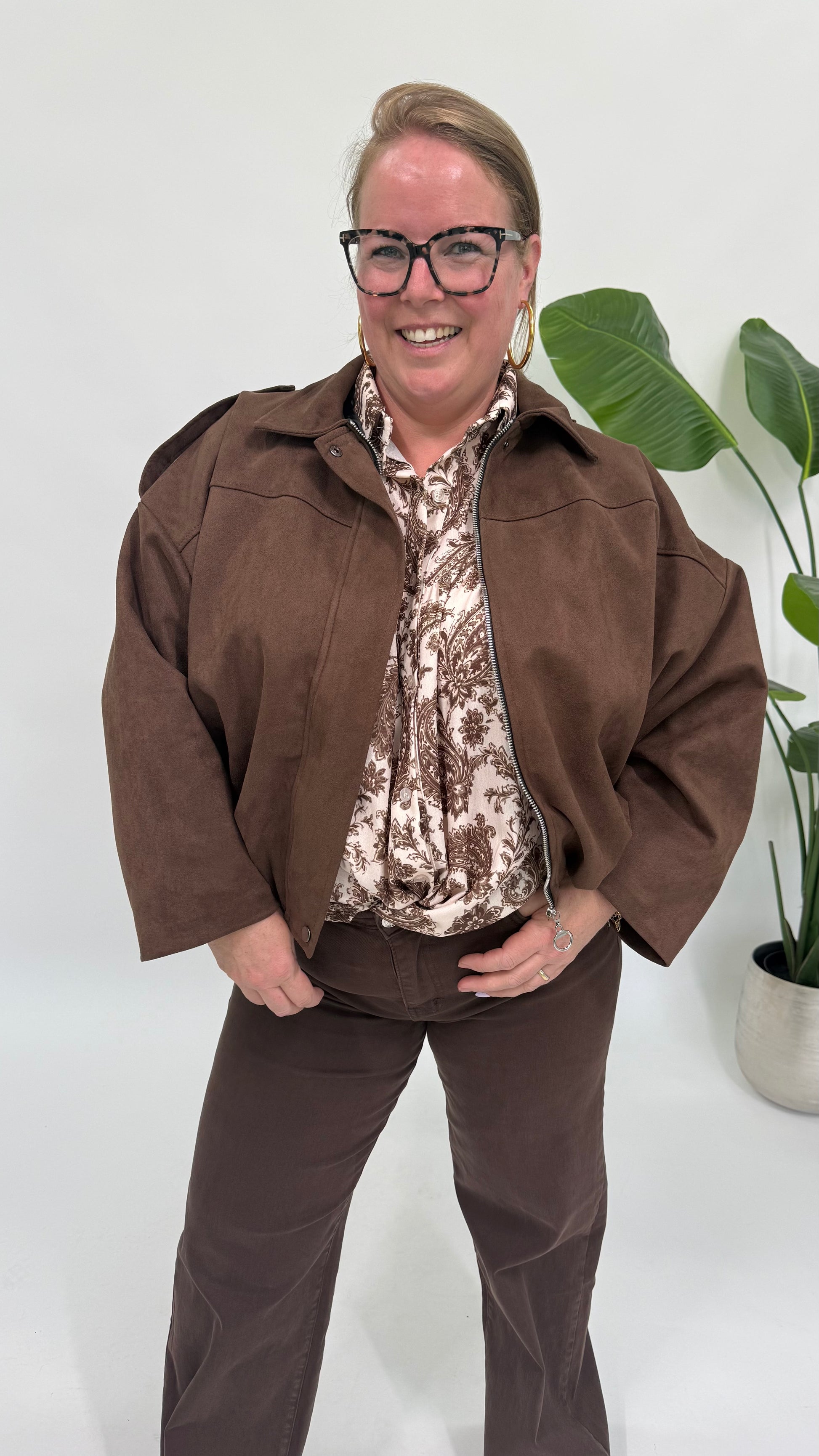 SUEDE LOOK CARGO JASJE - 2189