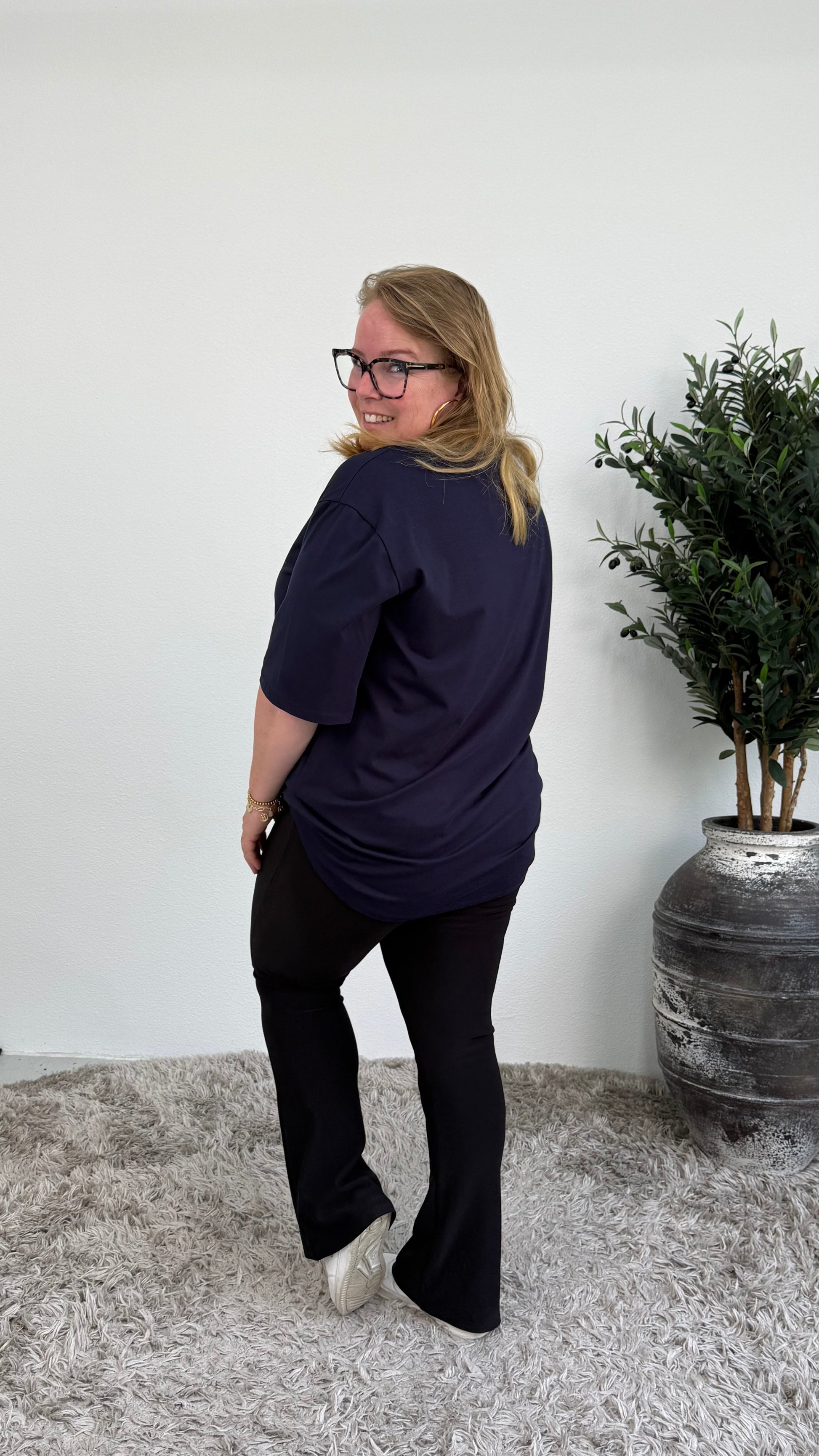 BASIC KATOENEN T-SHIRT - 2184